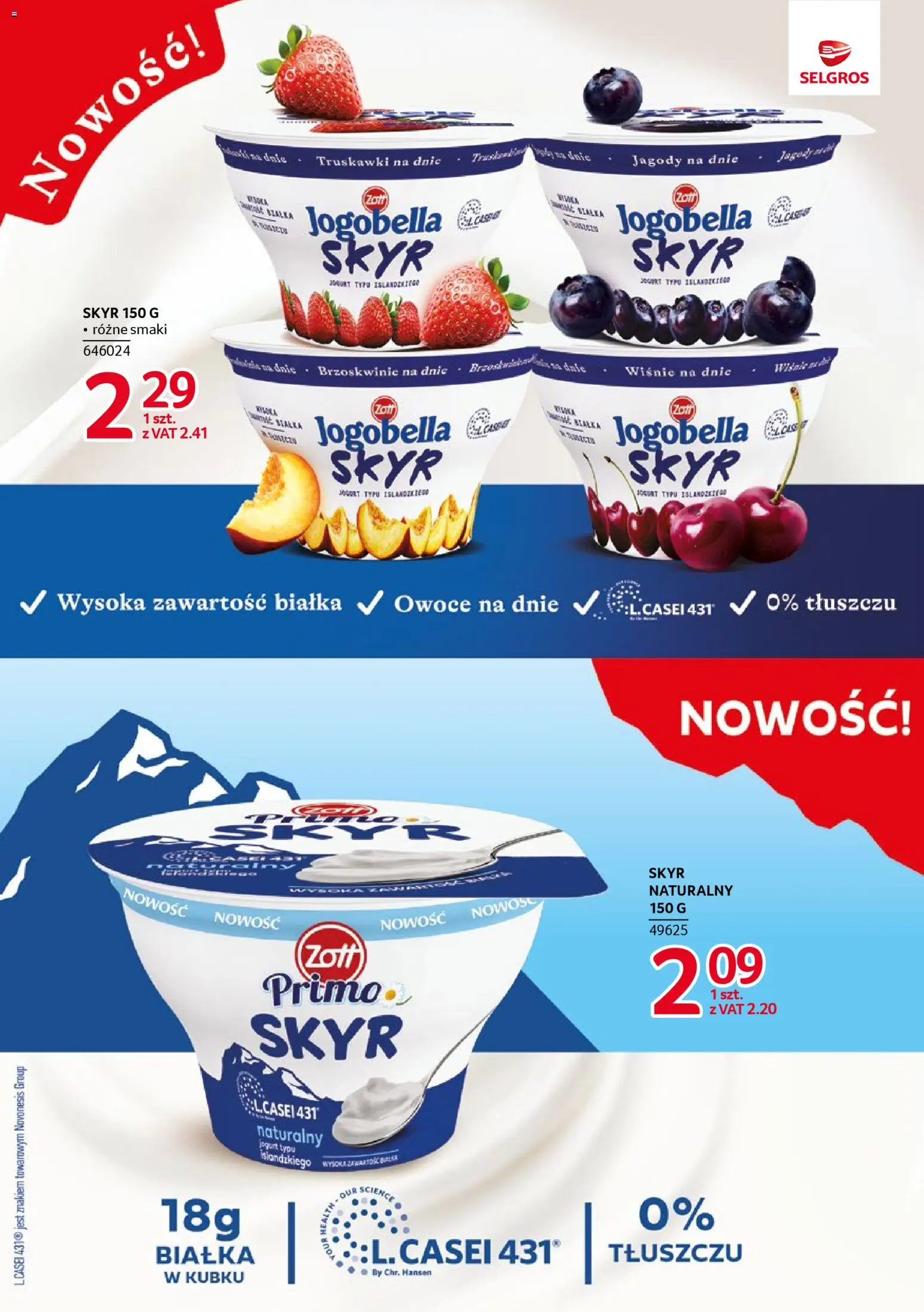 Selgros cash&carry Gazetka - Markowe produkty od 20.11.2025 | Strona: 4 | Produkty: Jagody, Jogurt, Truskawki, Owoce