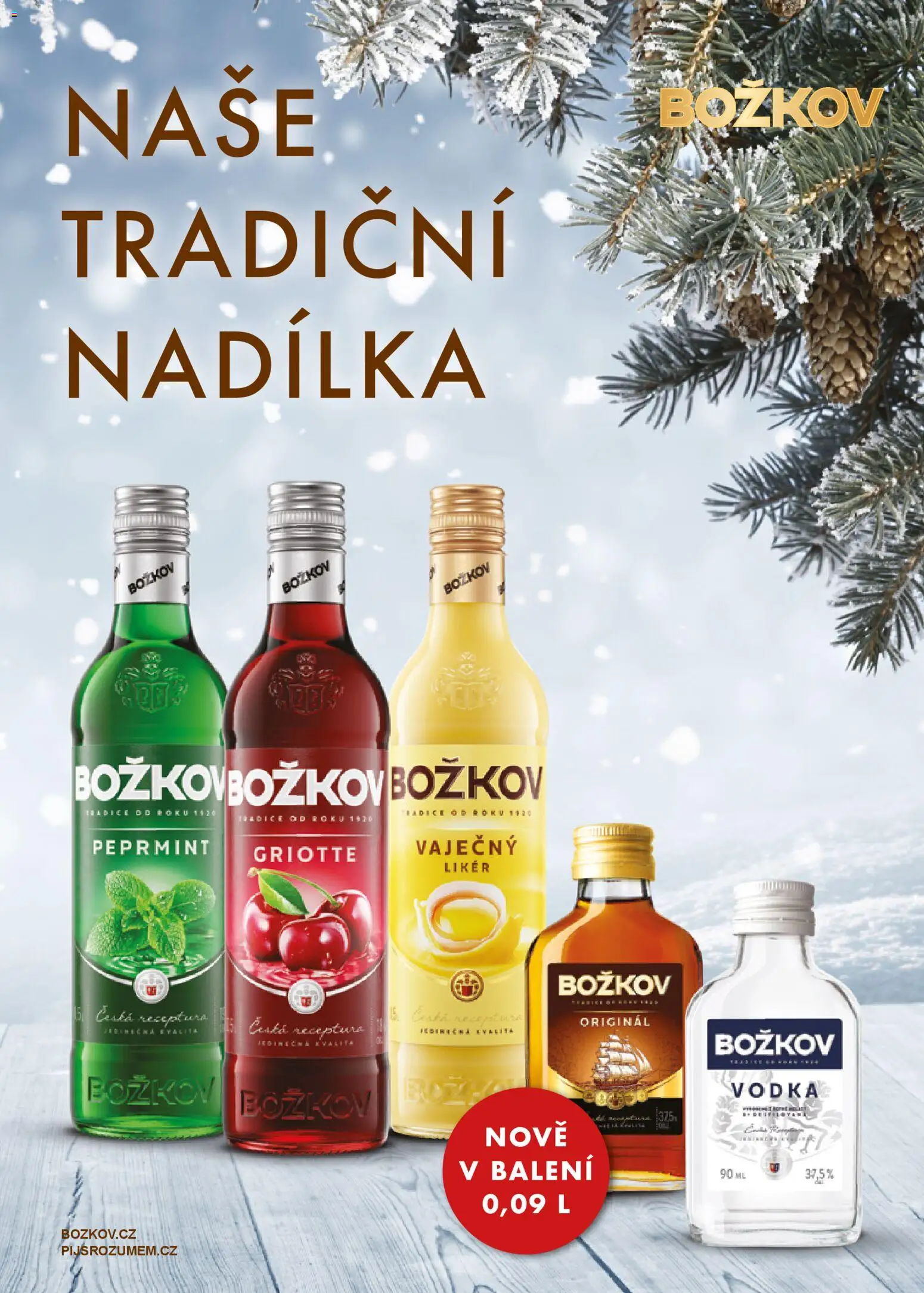 Hruška leták od 03.12.2025 | Strana: 6 | Produkty: Vodka, Hadice, Božkov, Vaječný Likér