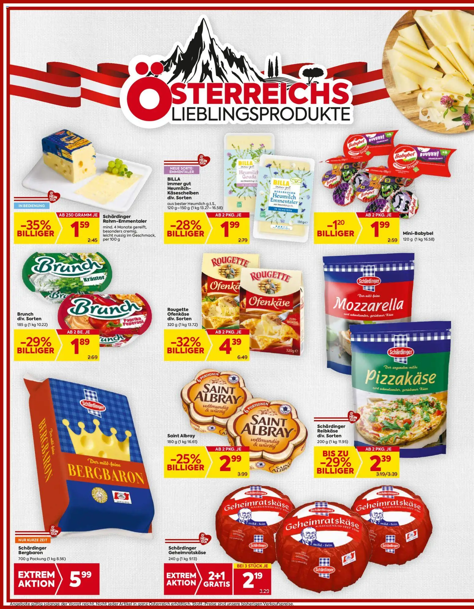 Billa Flugblatt gültig ab 23.10.2025 | Seite: 6 | Produkte: Käse