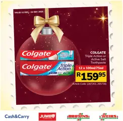 Jumbo specials catalogue – valid from 11.12.2025 | Page: 3 | Products: Toothpaste, Salt