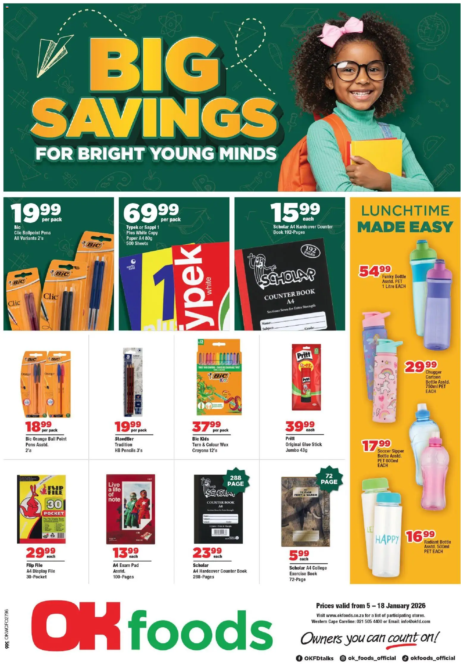 New OK Foods catalogue – valid from 05.01.2026 | Page: 5 | Products: Wax, Paper