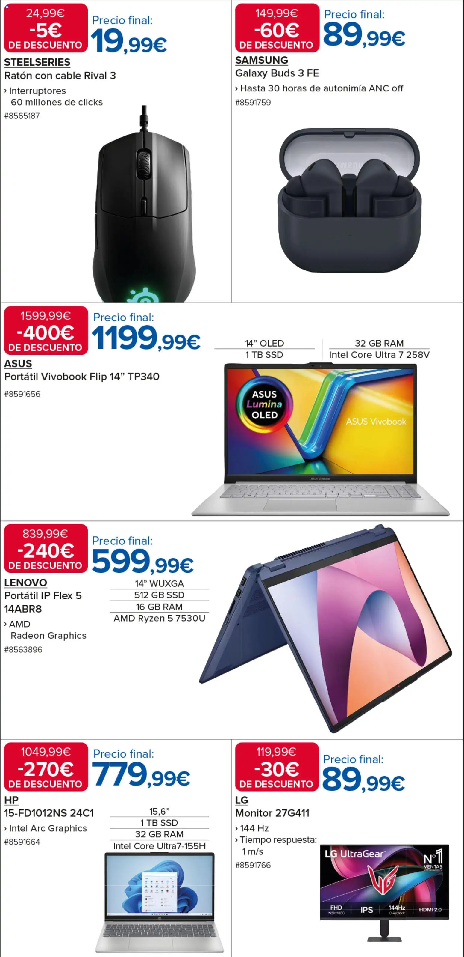 Costco Black Friday │ válido desde el 28.11.2025 | Página: 4 | Productos: Monitor, Cable
