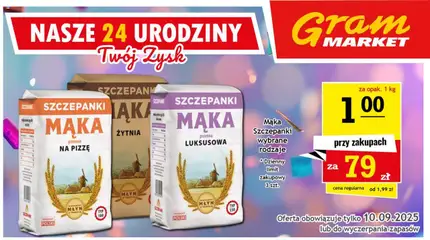 Pogląd oferty "Gram Market Gazetka - Niesłychanie Niskie Ceny" - ważna od 10.09.2025