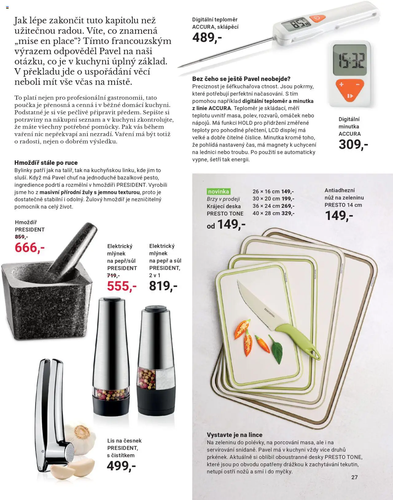 TESCOMA katalog - Podzim/zima 2025 od 20.10.2025 | Strana: 27 | Produkty: Hmoždíř, Lis, Česnek, Potraviny