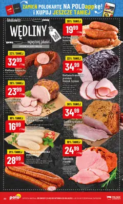 POLOmarket Gazetka od 03.09.2025 | Strona: 30 | Produkty: Myśliwska, Kiełbasa krakowska, Kiełbasa śląska, Wędliny