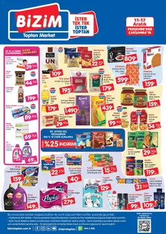 11.12.2025 tarihinden itibaren geçerli olan Bizim Toptan kataloğu önizlemesi | Sayfa: 2 | Ürünler: Krem, Balık, Makarna, Kağıt havlu
