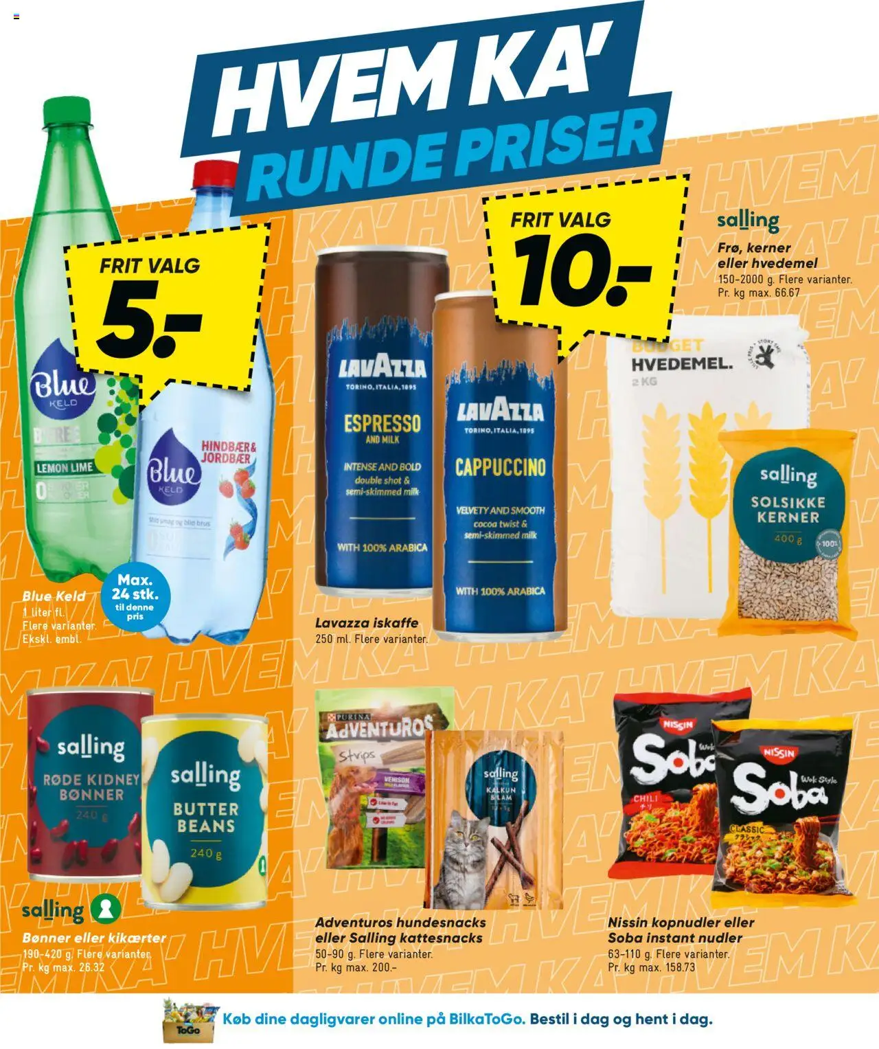 Bilka Tilbudsavis gyldig fra 22.08.2025 | Side: 19 | Produkter: Jordbær, Hvedemel, Kopnudler, Bønner