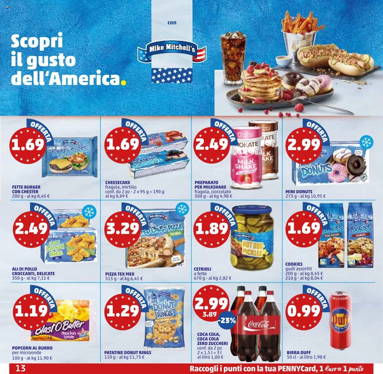 Volantino PENNY del 03.07.2025 | Pagina: 13 | Prodotti: Microonde, Birra, Burro, Coca Cola Zero