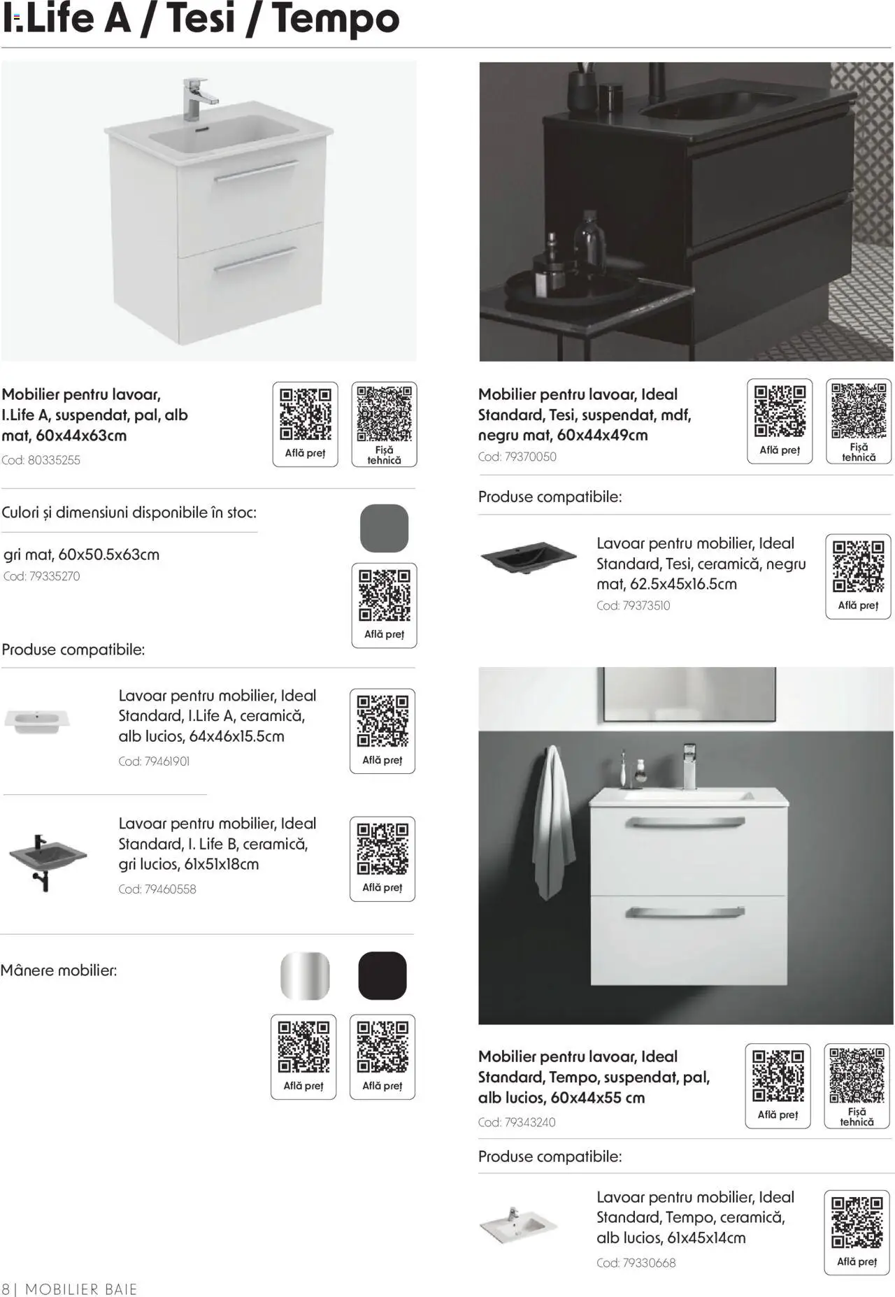 Catalog Romstal – valabil de la 25.11.2024 | Pagină: 8 | Produse: Lavoar