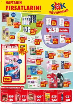 Şok Market Katalog - 23.07.2025 tarihinden itibaren geçerlidir | Sayfa: 2 | Ürünler: Mendil, Şampuan, Deodorant, Tablet