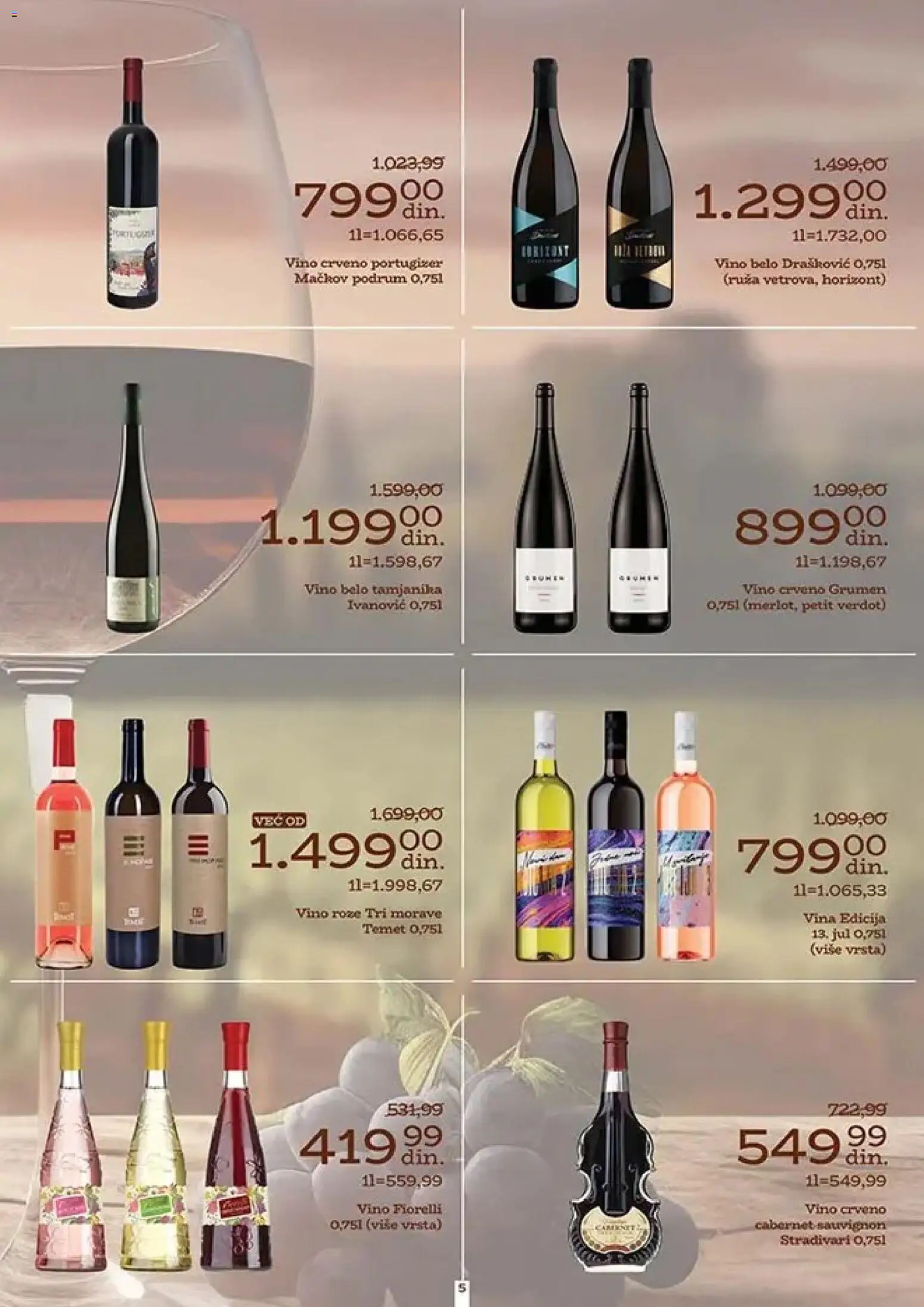 Univerexport katalog - važi od 06.11.2025 | Strana: 3 | Proizvode: Cabernet Sauvignon, Vino
