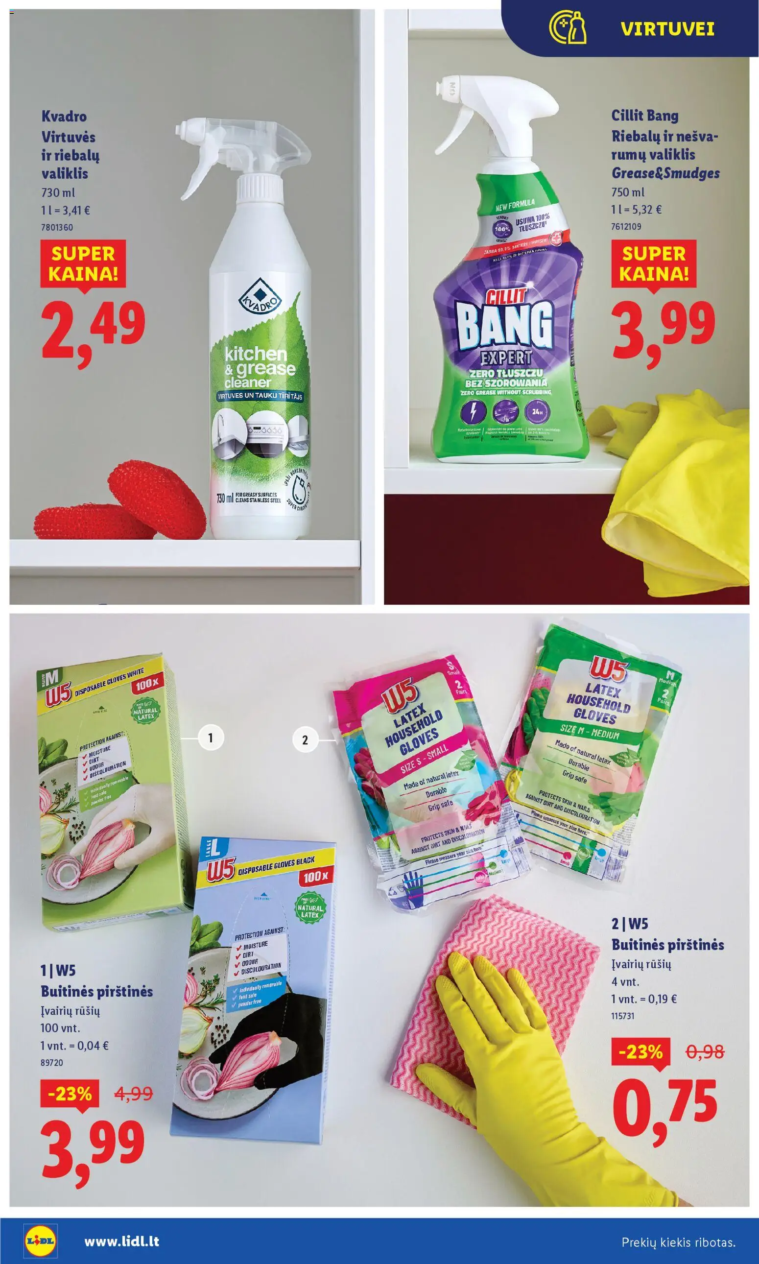 LIDL akcijos nuo 03.11.2025 | Puslapis: 24 | Prekių: Pirštines