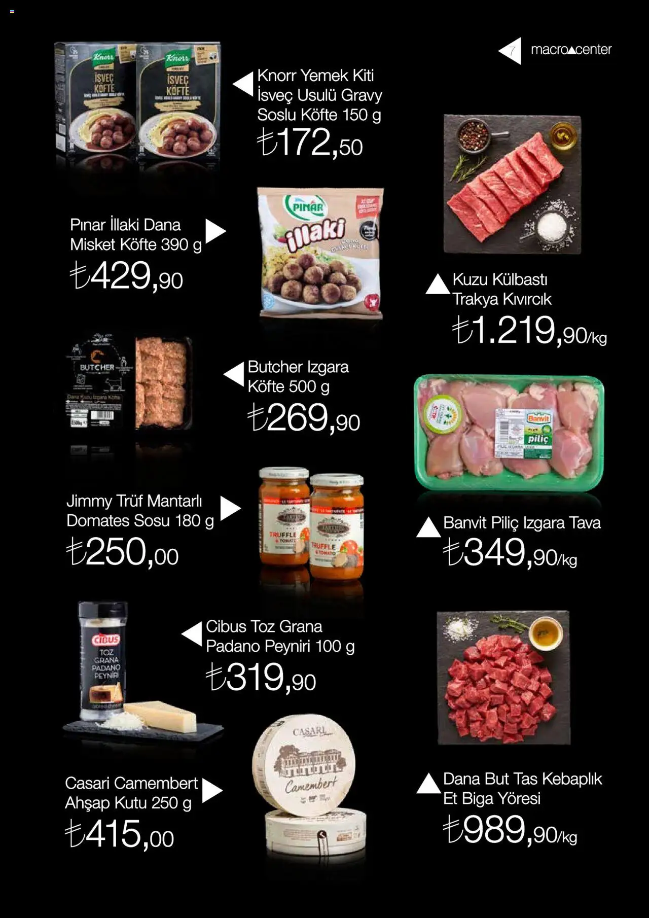 Migros Katalog - MacroStyle Ekim 2025 - 01.10.2025 tarihinden itibaren geçerlidir | Sayfa: 7 | Ürünler: Peynir, Domates, Piliç, Izgara köfte