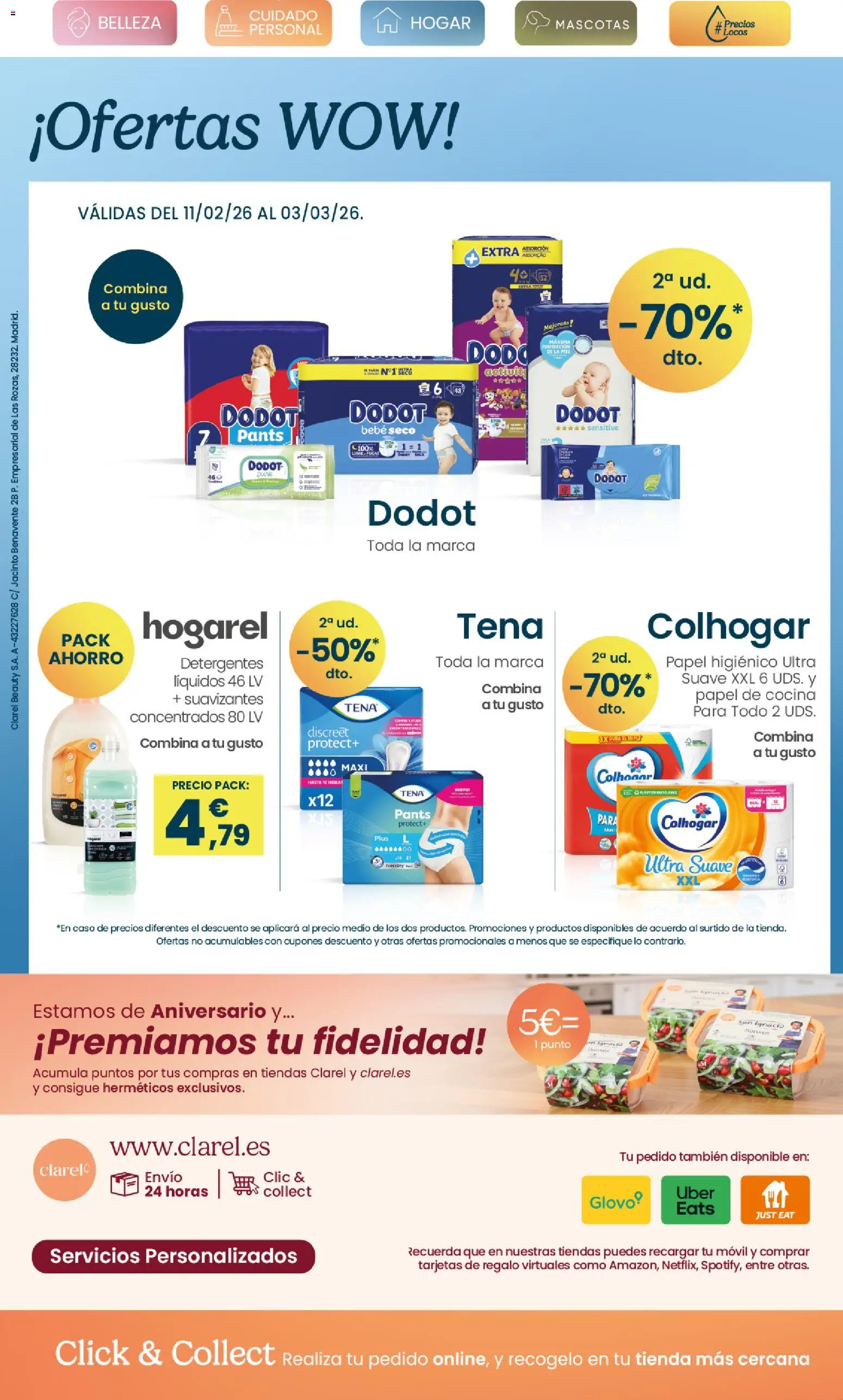 Clarel - folleto │ válido desde el 11.02.2026 | Página: 14 | Productos: Papel higienico, Cocina