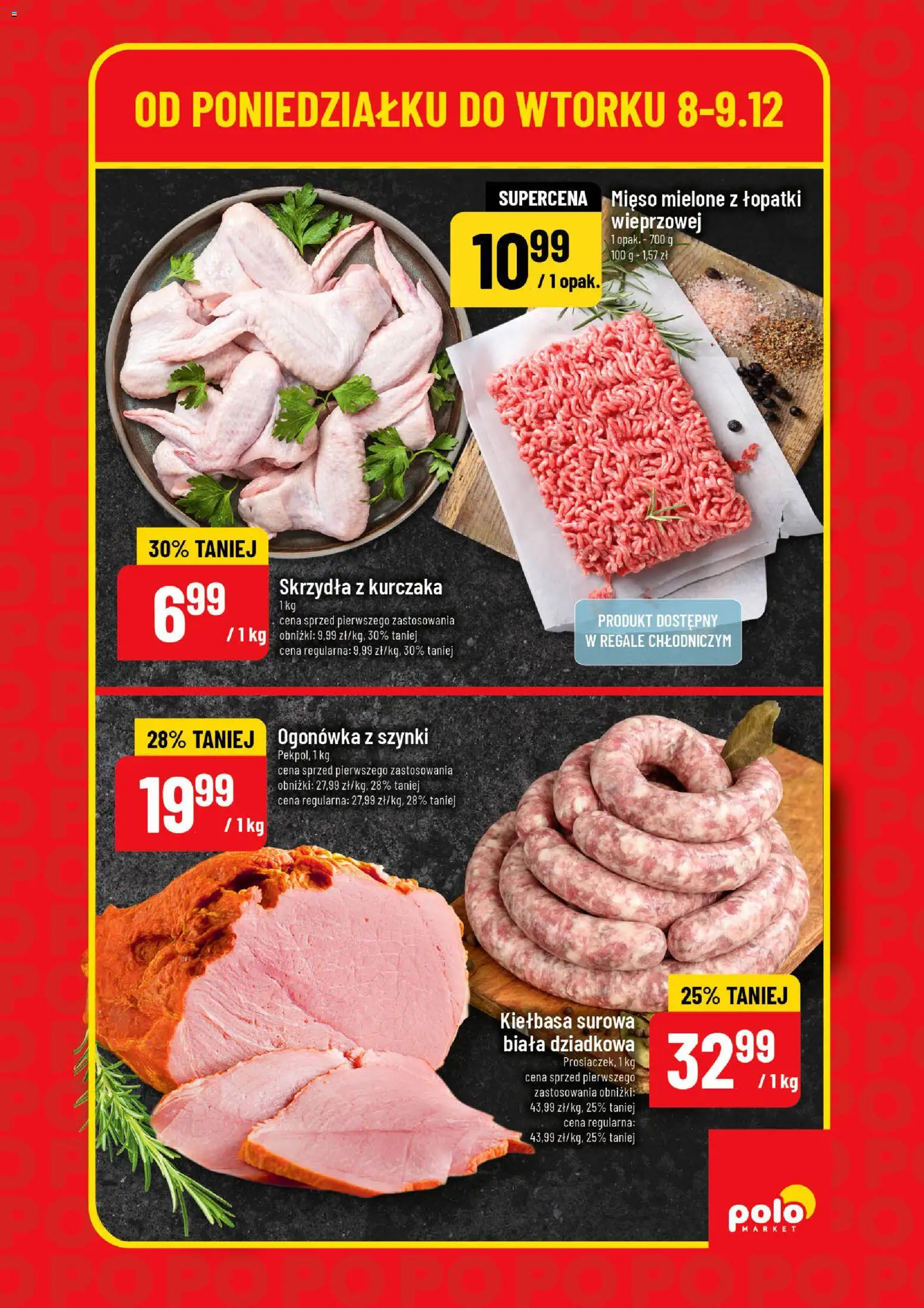 POLOmarket Gazetka - Super Hity od 08.12.2025 | Strona: 3 | Produkty: Kiełbasa, Mięso, Mięso mielone