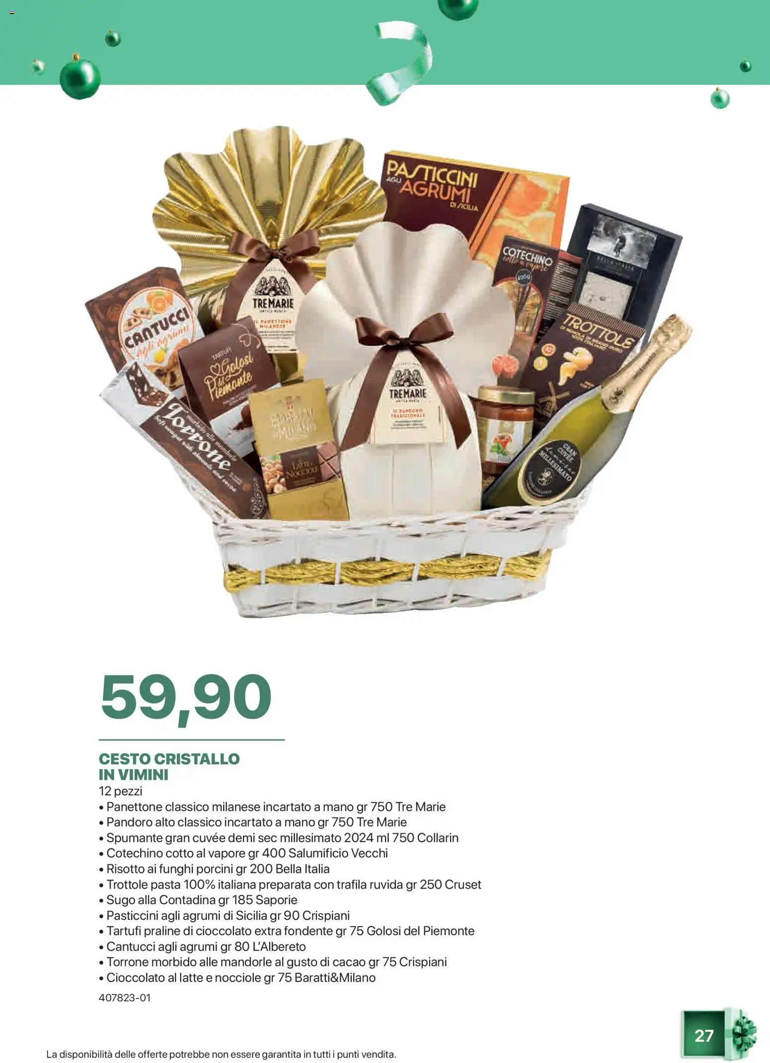 Volantino Sogegross del 05.11.2025 | Pagina: 27 | Prodotti: Cioccolato, Agrumi, Cacao, Cotechino