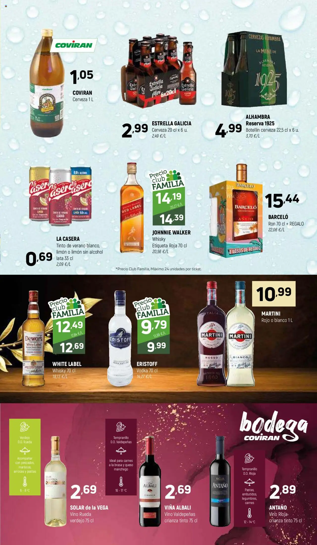 Coviran ofertas │ válido desde el 09.09.2025 | Página: 13 | Productos: Queso, Cerveza, Vodka, Whisky