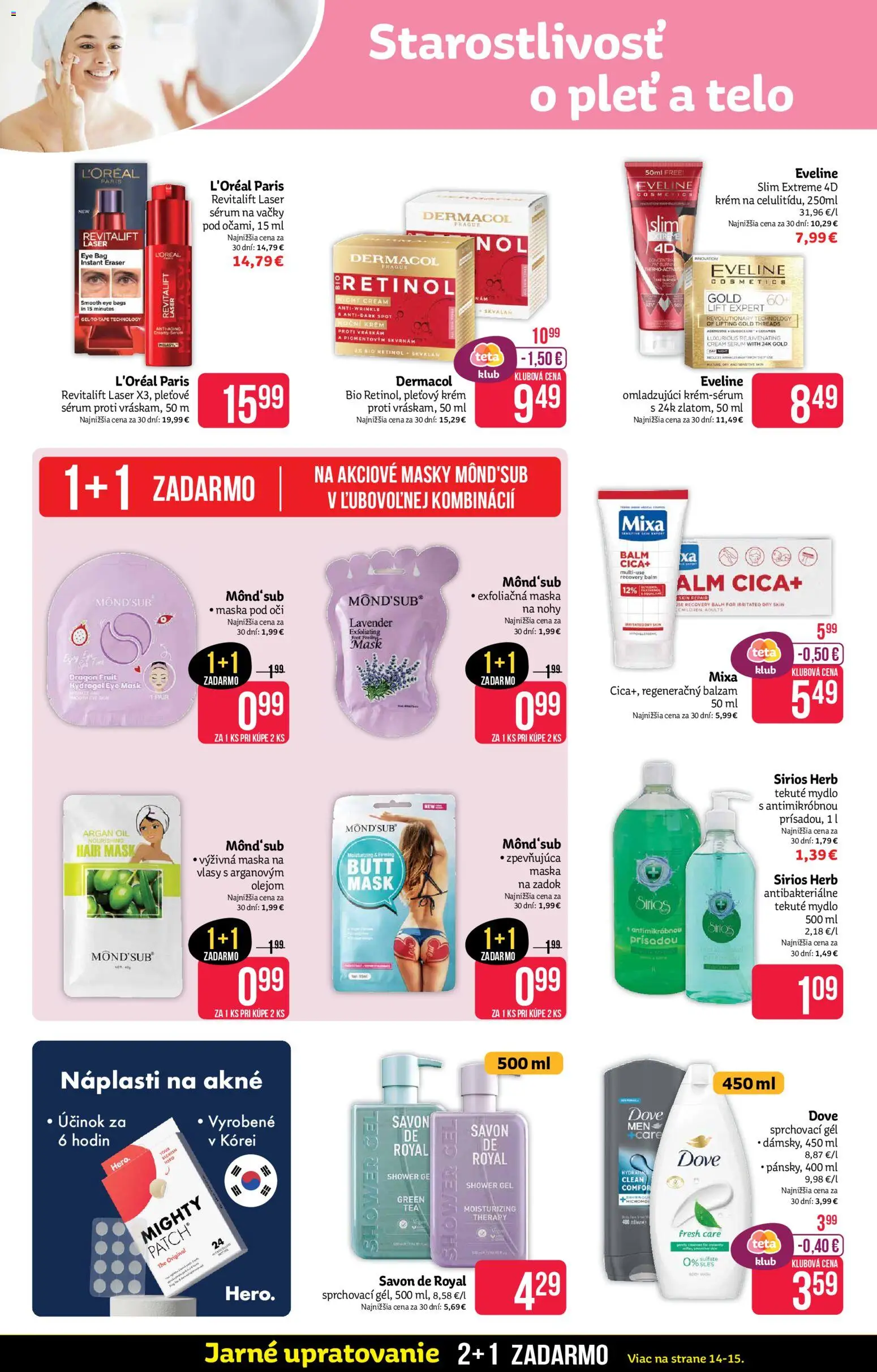 Nové Teta drogerie akcie – leták je platný od 13.04.2026 | Strana: 6 | Produkty: Laser, Maska na vlasy, Maska, Krém