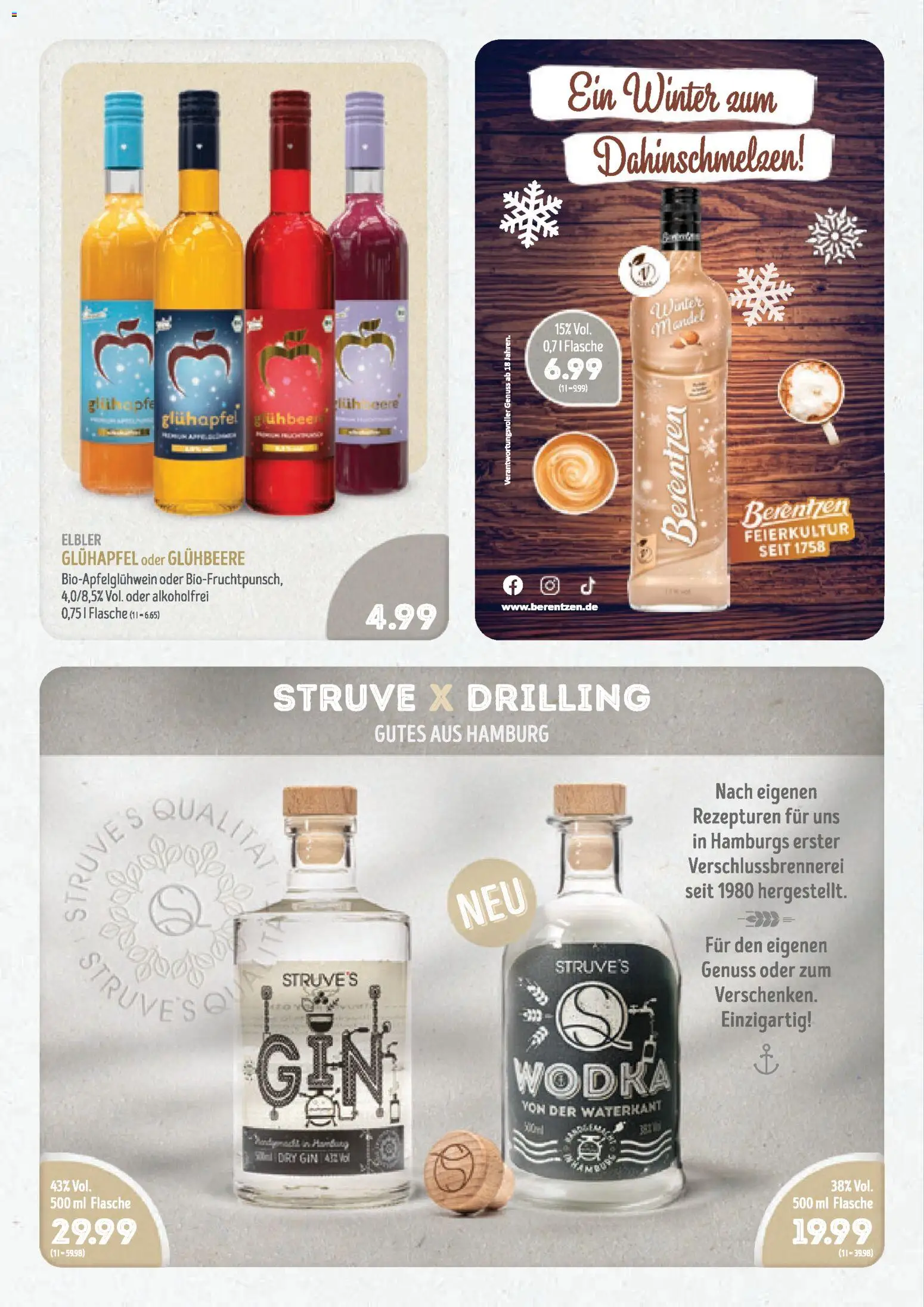 Edeka Struve Prospekt 	 – gültig ab 17.11.2025 | Seite: 13 | Produkte: Wodka, Berentzen