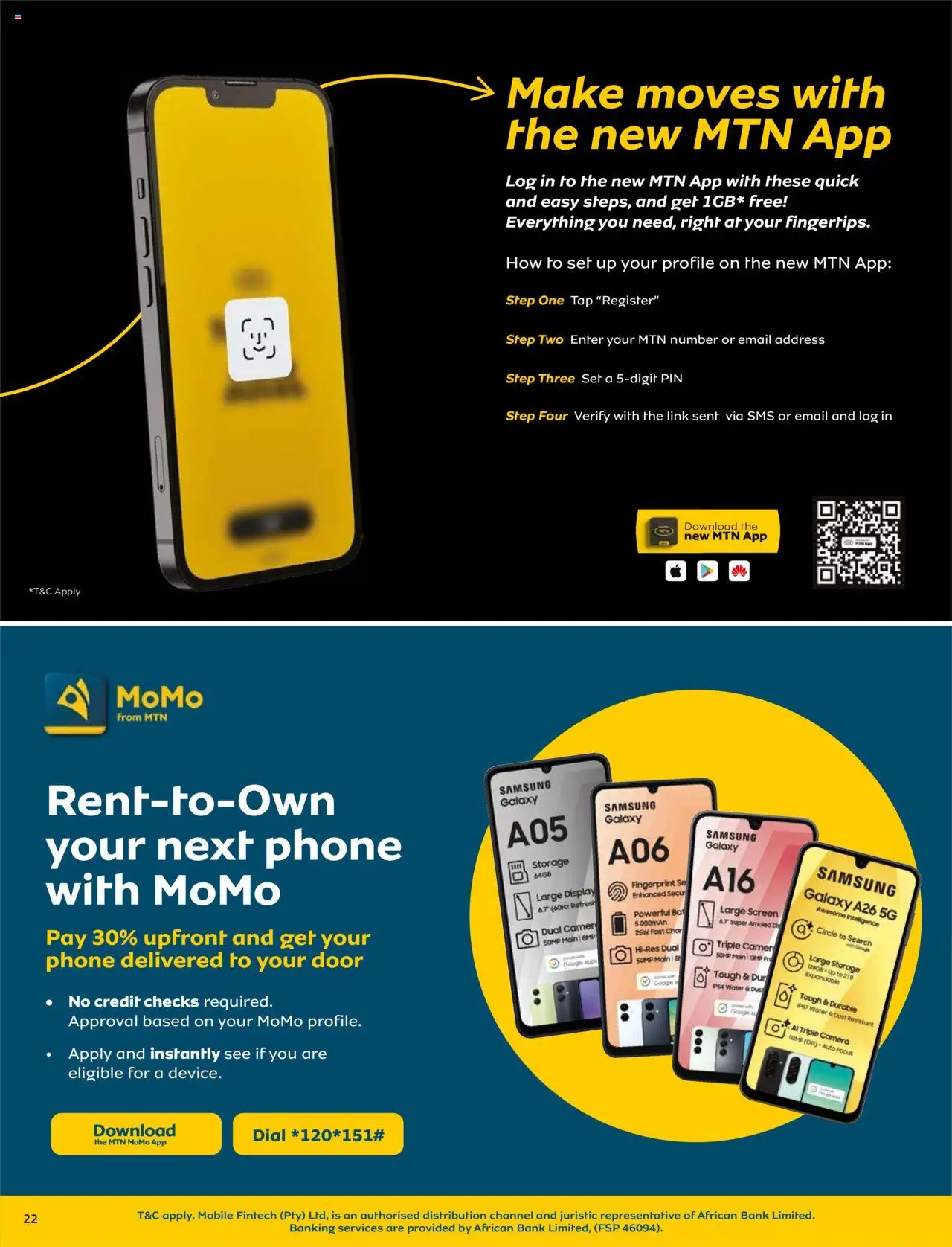 MTN Deals │ valid from 07.08.2025 | Page: 22 | Products: Phone, Camera, Tap, Water