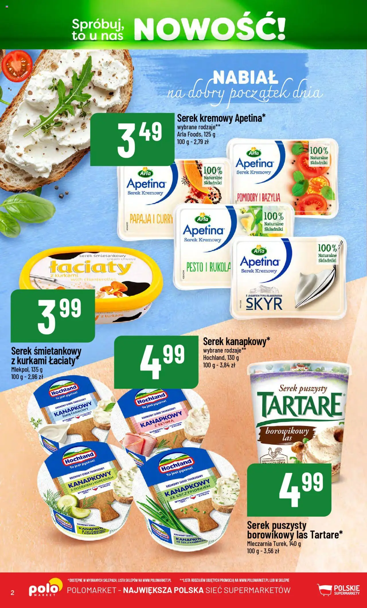POLOmarket Gazetka - Nowości od 14.10.2025 | Strona: 2 | Produkty: Curry, Serek, Rukola, Skyr