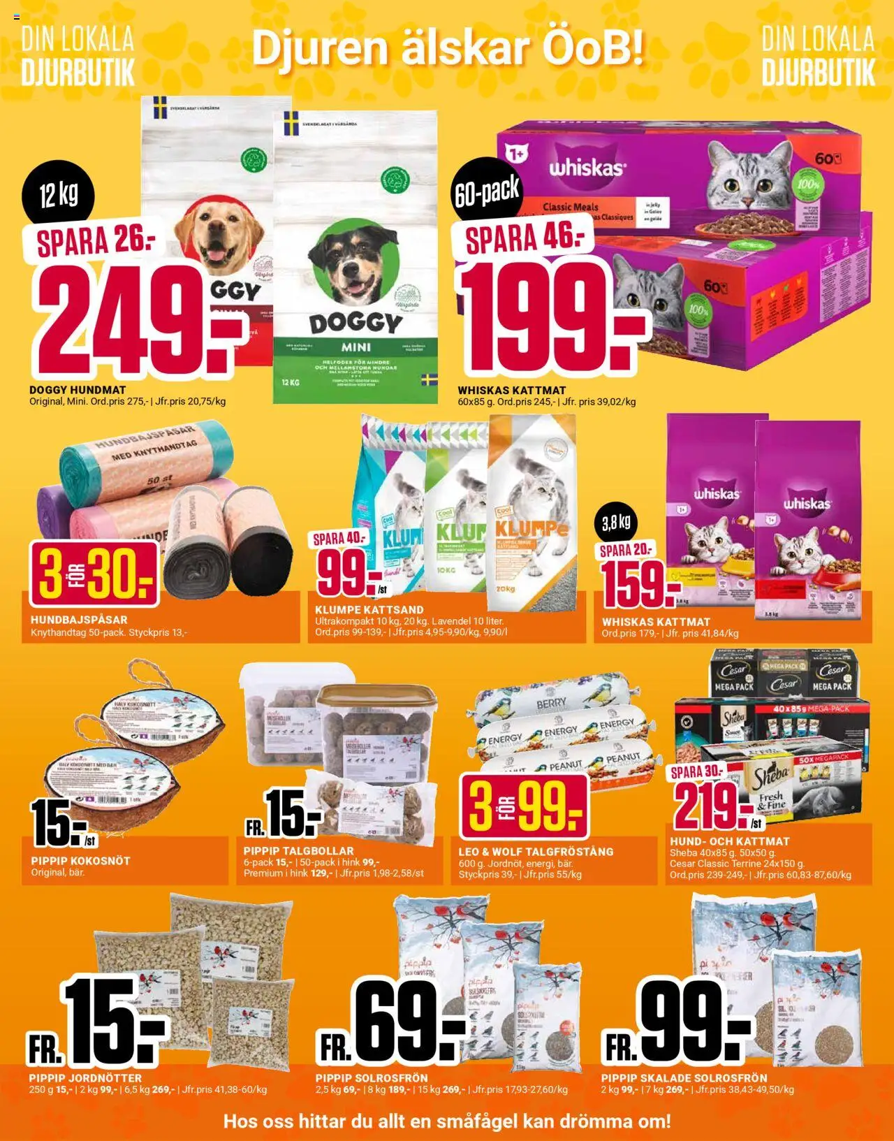 ÖoB reklamblad aktuell från 29.09.2025 | Sida: 7 | Produkter: Lavendel, Jordnötter, Kattmat, Hundmat