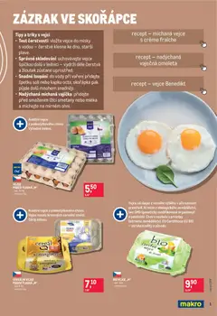 Náhled letáku Makro leták - Pro milovníky jídla od 22.10.2025 | Strana: 3 | Produkty: Vajíčka, Vejce, Test, Creme fraiche