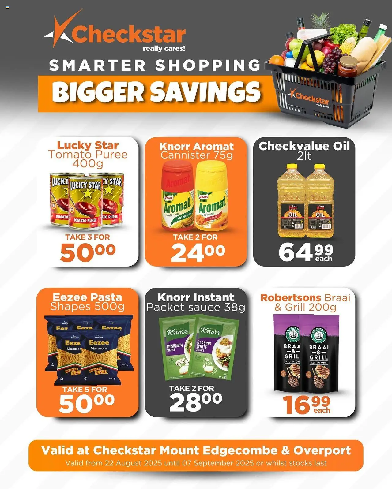 Check Star Mount Edgecombe and Overport Specials  │ valid from 22.08.2025 | Page: 12 | Products: Cannister, Oil, Aromat, Sauce
