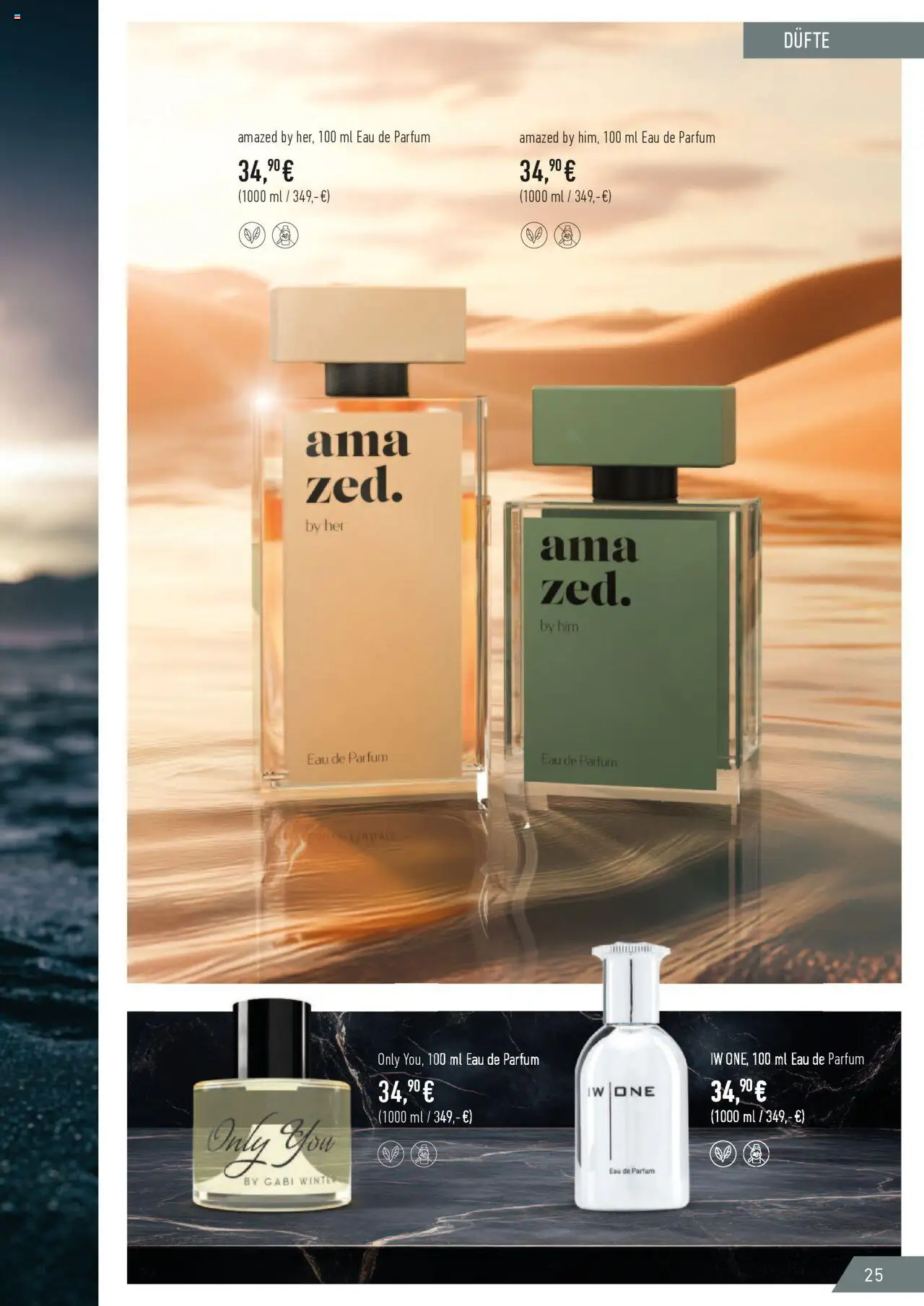 Katalog ProWin New Wellness  – gültig ab 01.10.2025 | Seite: 25 | Produkte: Parfüm, Eau de Parfum