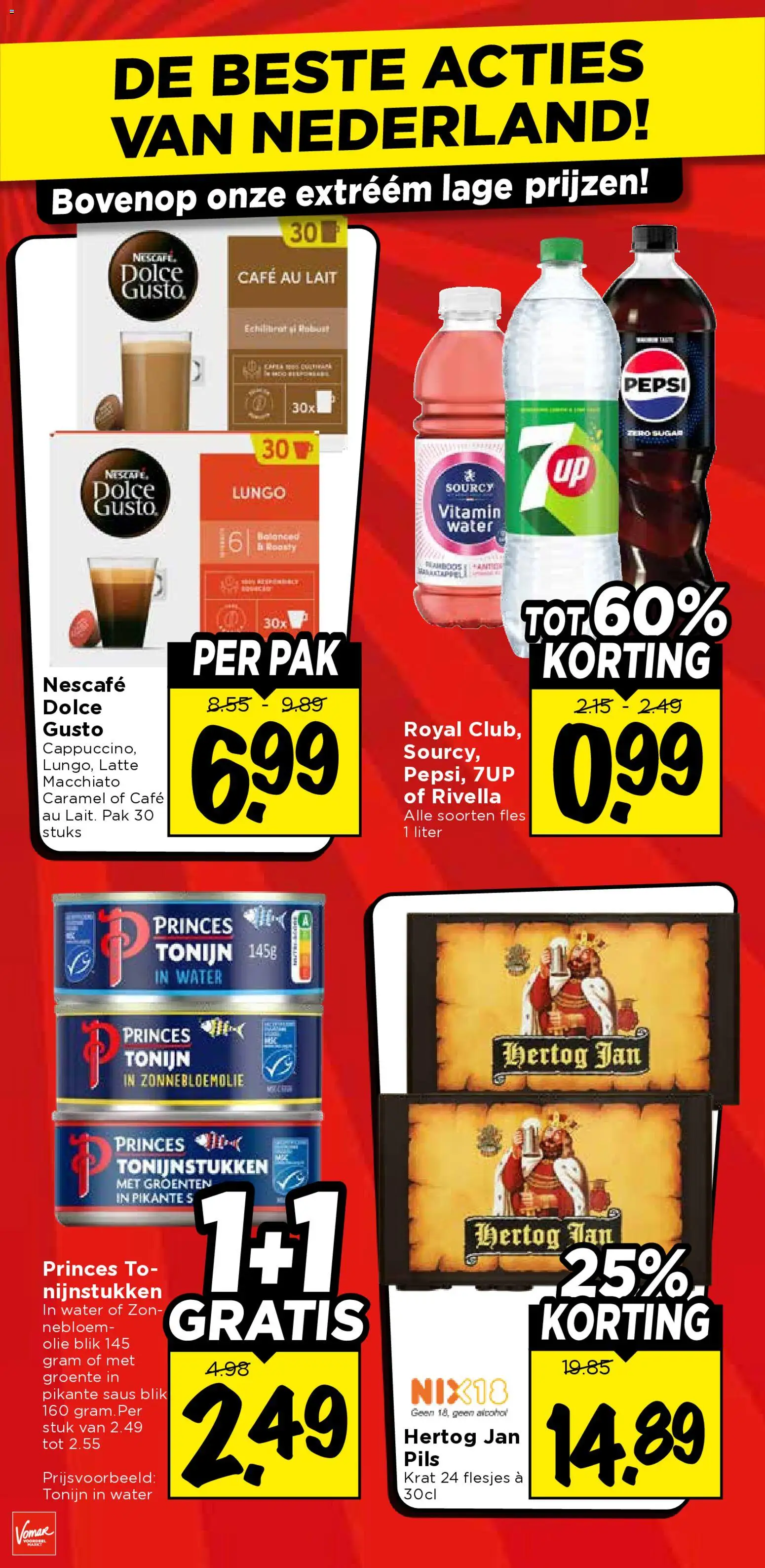 {H1} | Pagina: 5 | Producten: Olie, Pepsi, Saus, Groenten