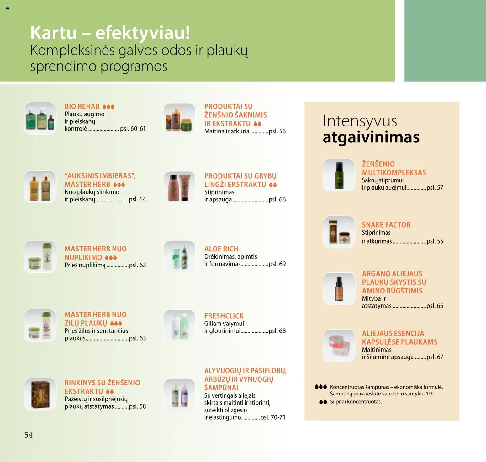 TianDe akcijos nuo 10.02.2026 | Puslapis: 54 | Prekių: Šampūnas