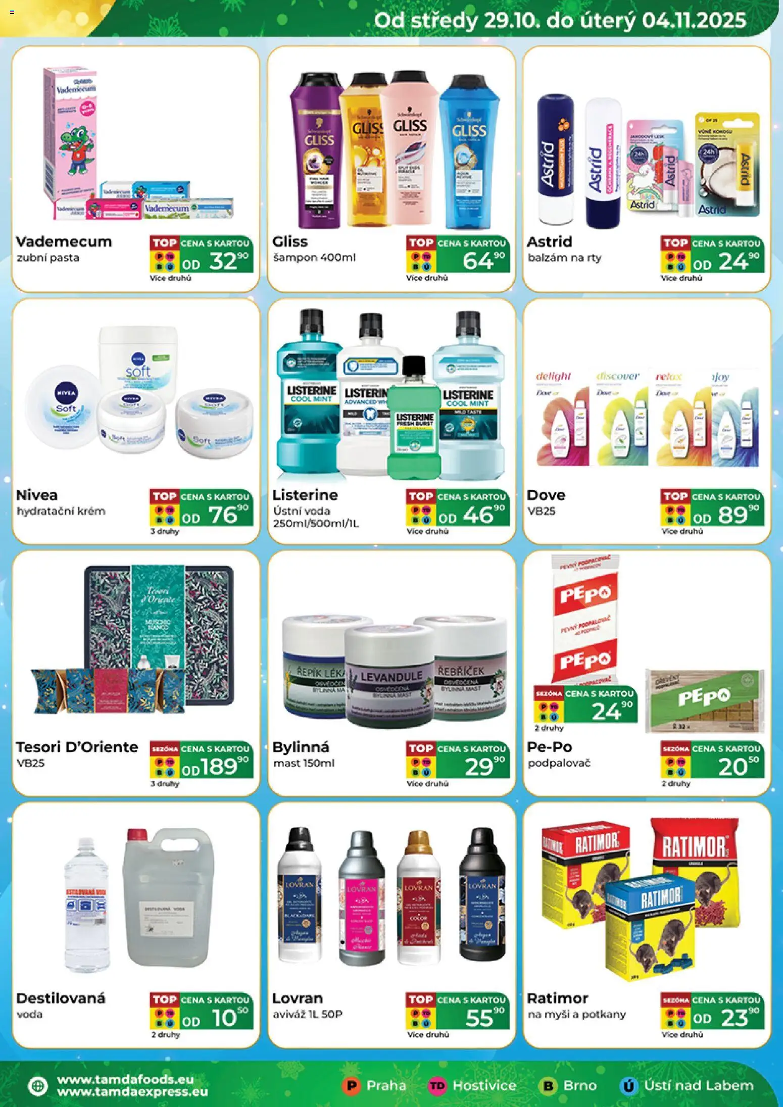 Tamda Foods leták od 29.10.2025 | Strana: 5 | Produkty: Aviváž, Voda, Dove, Šampon