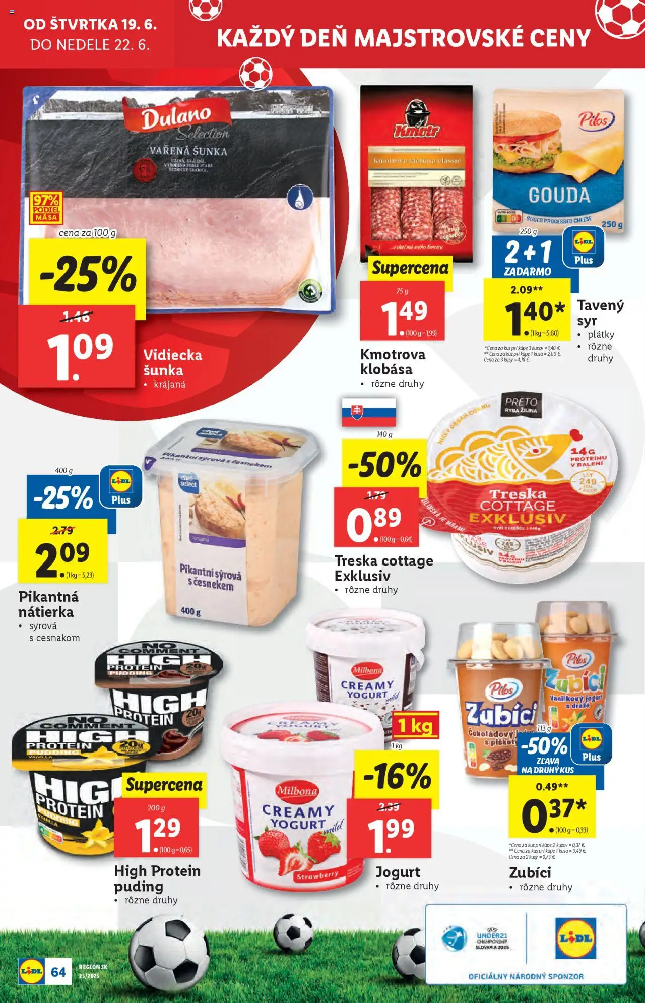 Lidl leták │ platný od 16.06.2025 | Strana: 86 | Produkty: Syr, Jogurt, Gouda, Protein