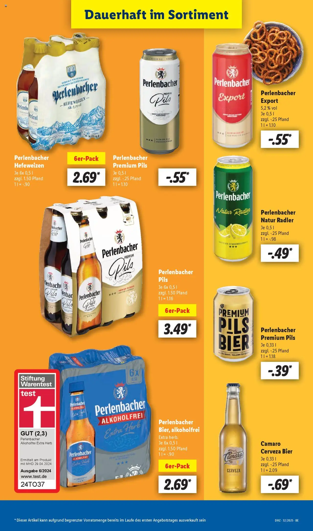 Lidl Prospekt Templin - gültig ab dem 04.08.2025 | Seite: 47 | Produkte: Bier, Pils, Radler