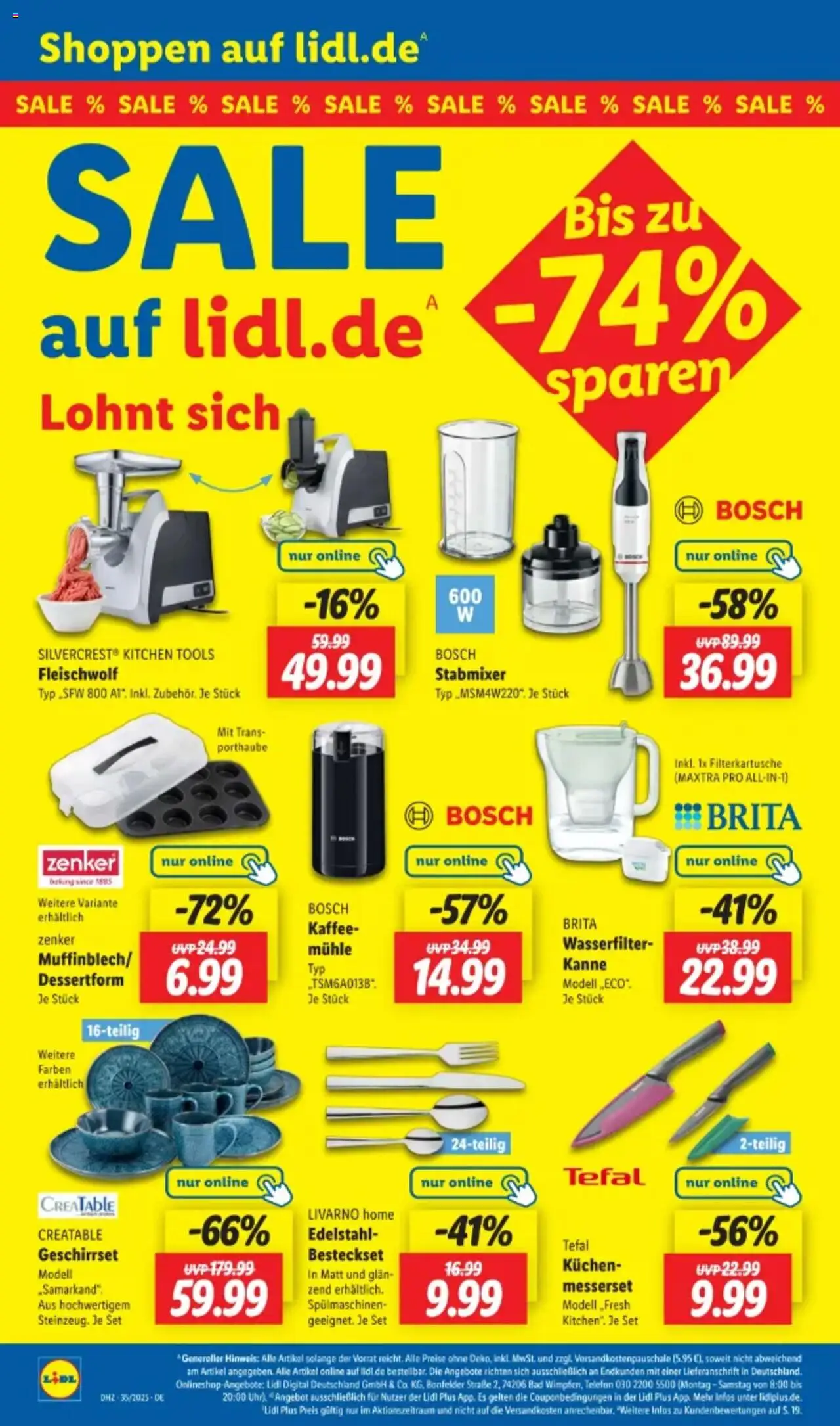Lidl Prospekt 	 - gültig ab dem 25.08.2025 | Seite: 6 | Produkte: Bosch, Mühle, Kaffee, Bad