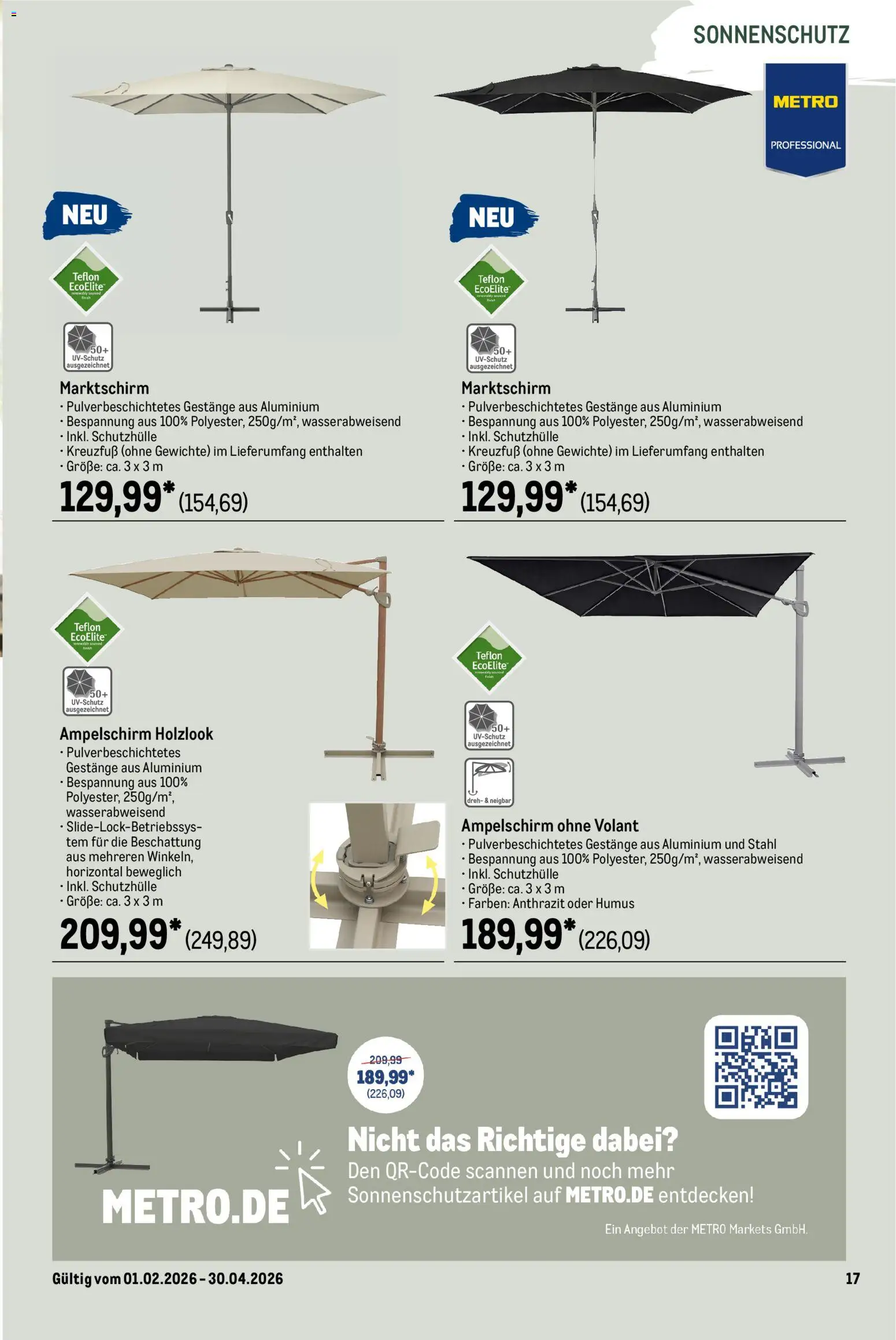 Metro Outdoor für Profis – gültig ab 01.02.2026 | Seite: 17 | Produkte: Finish