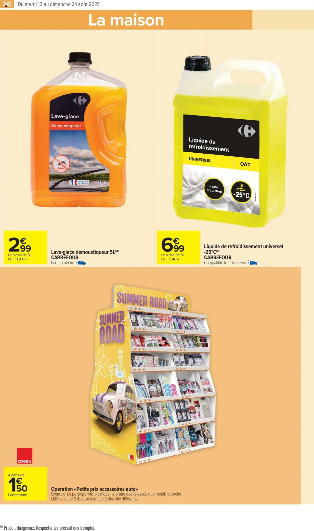  | Page: 38 | Produits: Parfum, Liquide de refroidissement