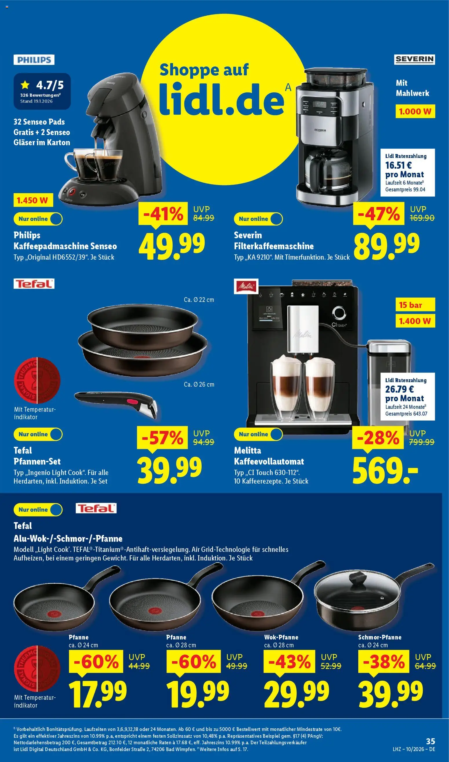 Lidl Prospekt Nagold – gültig ab 02.03.2026 | Seite: 7 | Produkte: Philips, Melitta, Senseo, Kaffeevollautomat