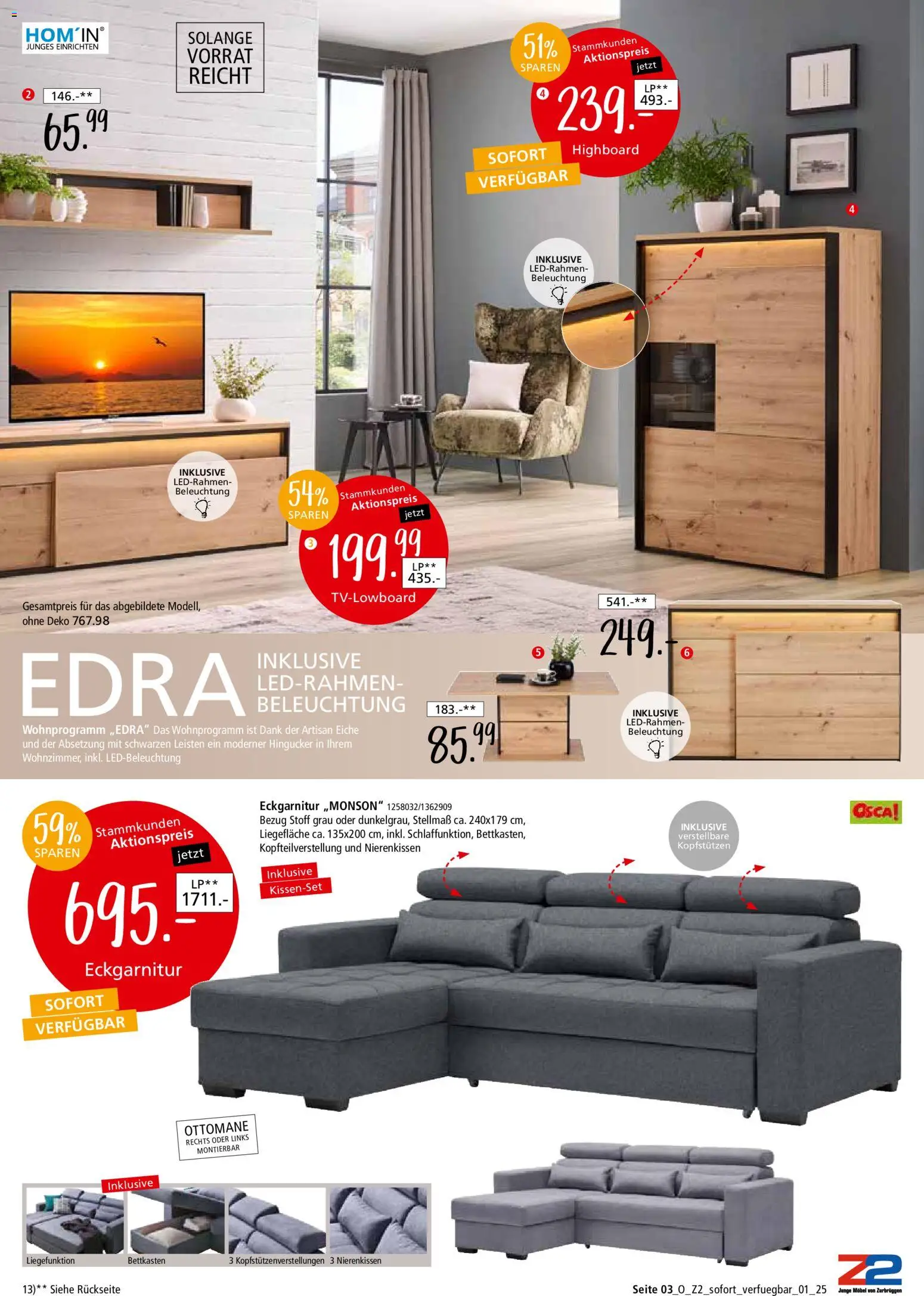 Zurbrüggen Sofort verfügbare Artikel – gültig ab 05.12.2025 | Seite: 3 | Produkte: HIghboard