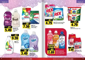 Nové Fresh akcie – leták je platný od 11.09.2025 | Strana: 19 | Produkty: Persil, Perwoll, Silan, Ariel