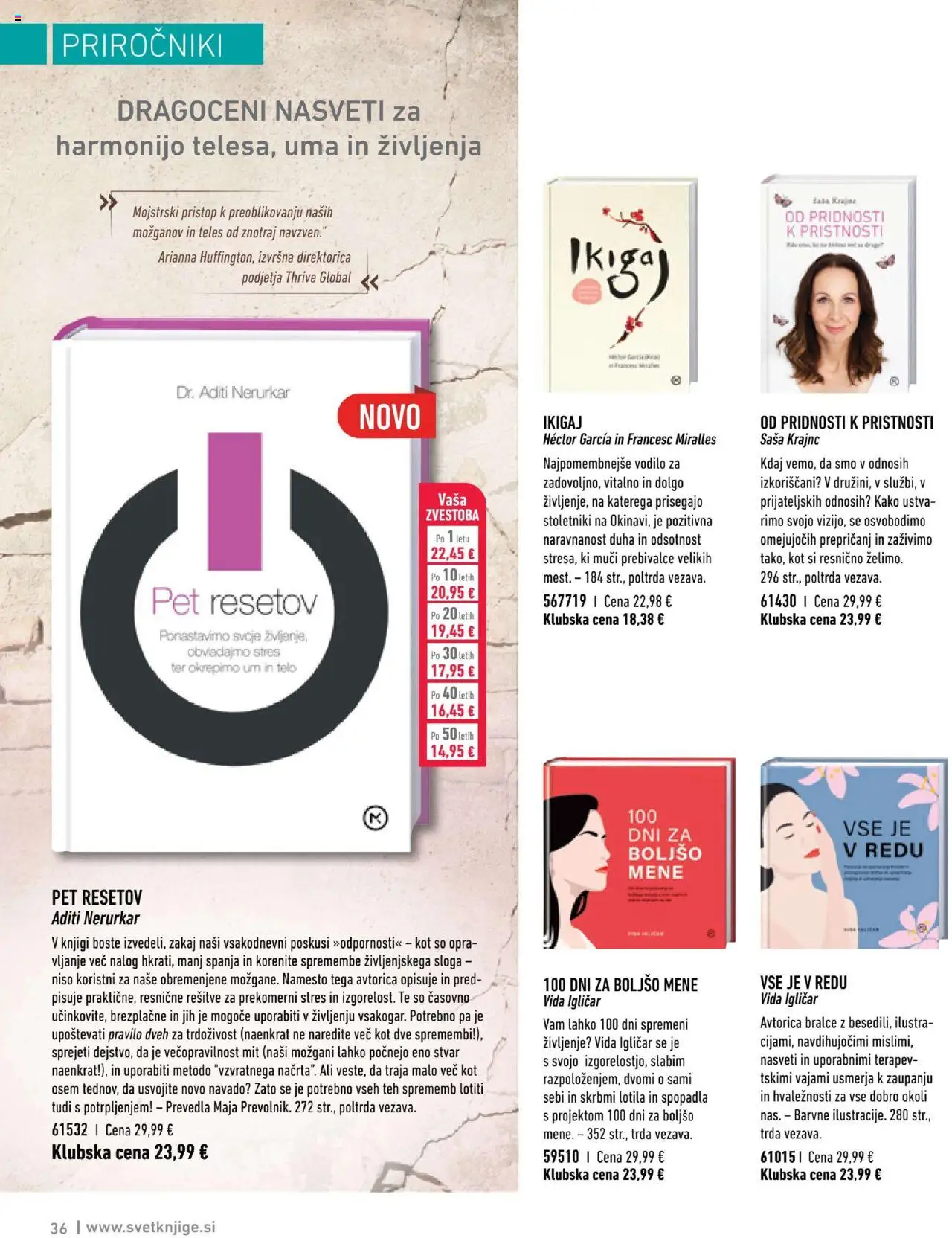 Novi Svet knjige katalog ponudbe – veljaven od 01.10.2025 | Stran: 36