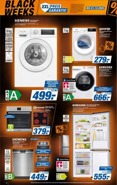 Expert - Black Friday ab 28.11.2025 gültig | Seite: 14 | Produkte: Siemens, Geschirrspüler, Waschmaschine, Kühlgefrierkombination