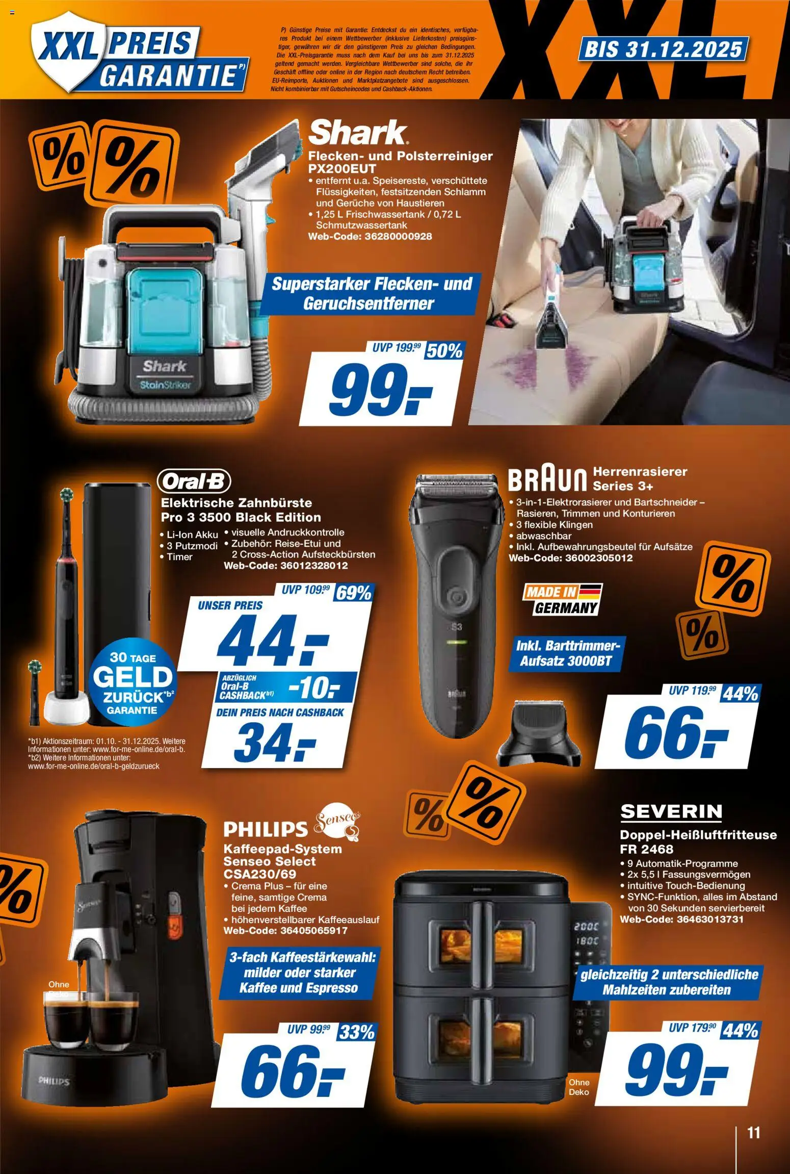 Expert - Black Friday – gültig ab 31.10.2025 | Seite: 11 | Produkte: Philips, Elektrische zahnbürste, Kaffee, Zahnbürste