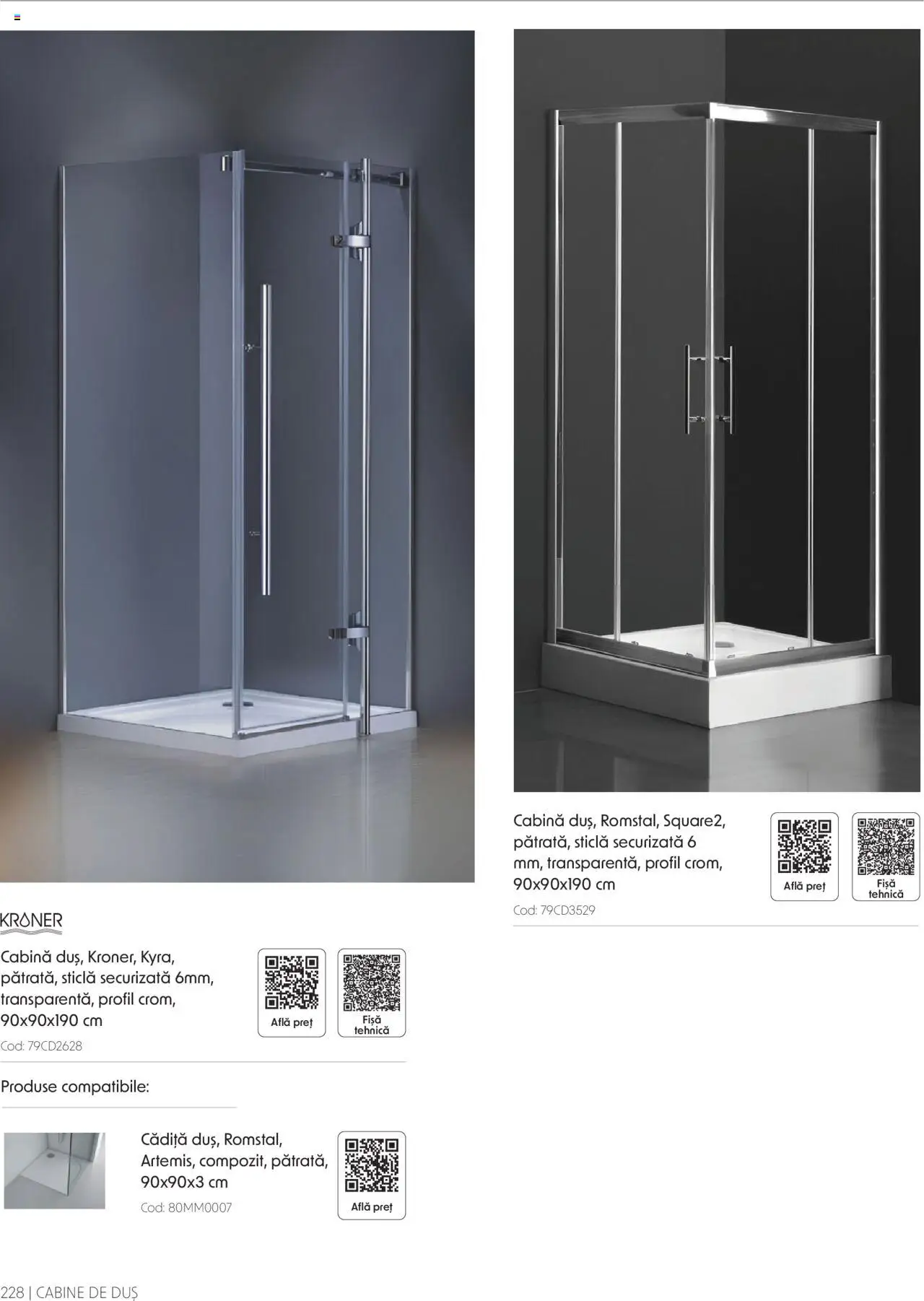 Catalog Romstal – valabil de la 25.11.2024 | Pagină: 228 | Produse: Duș
