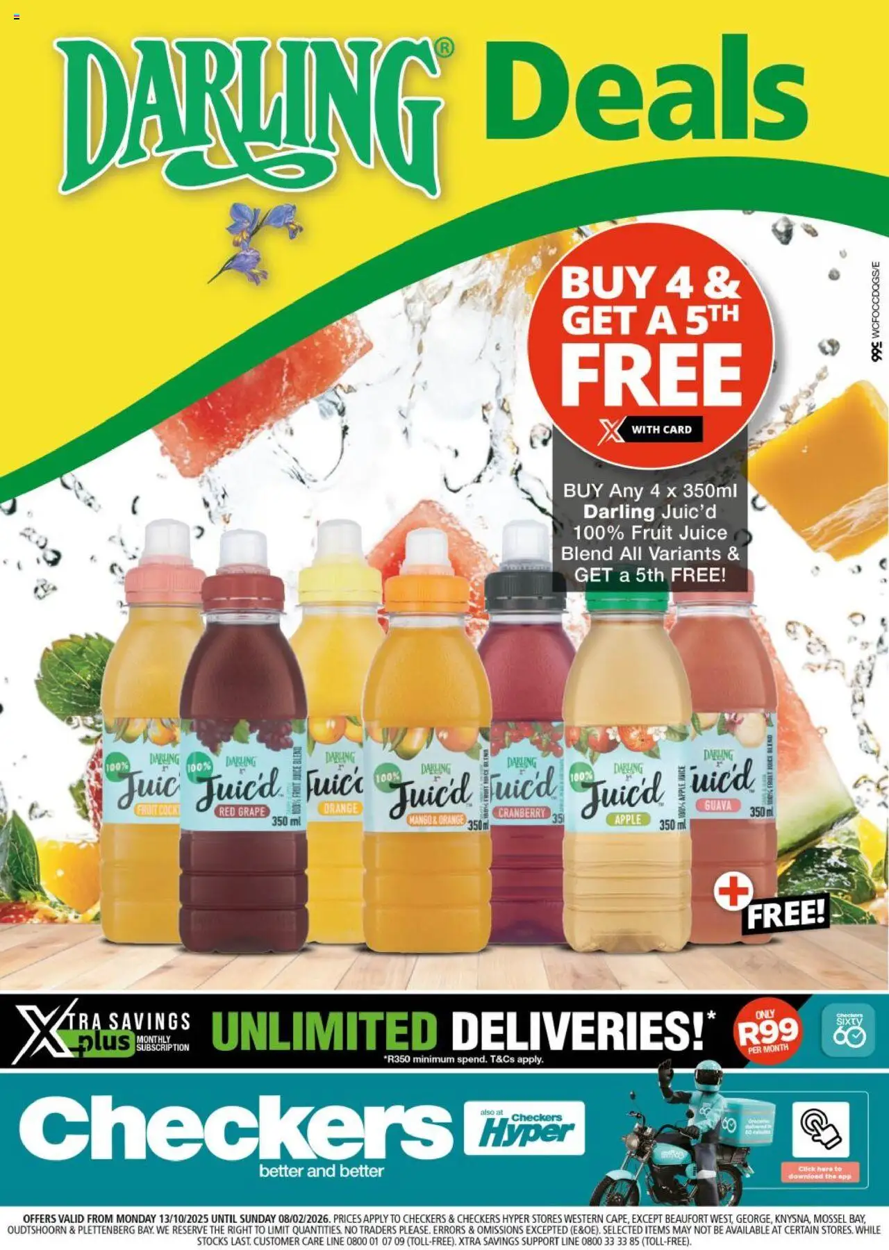 New Checkers catalogue – valid from 13.10.2025 | Page: 1 | Products: Juice, Fruit, Mango