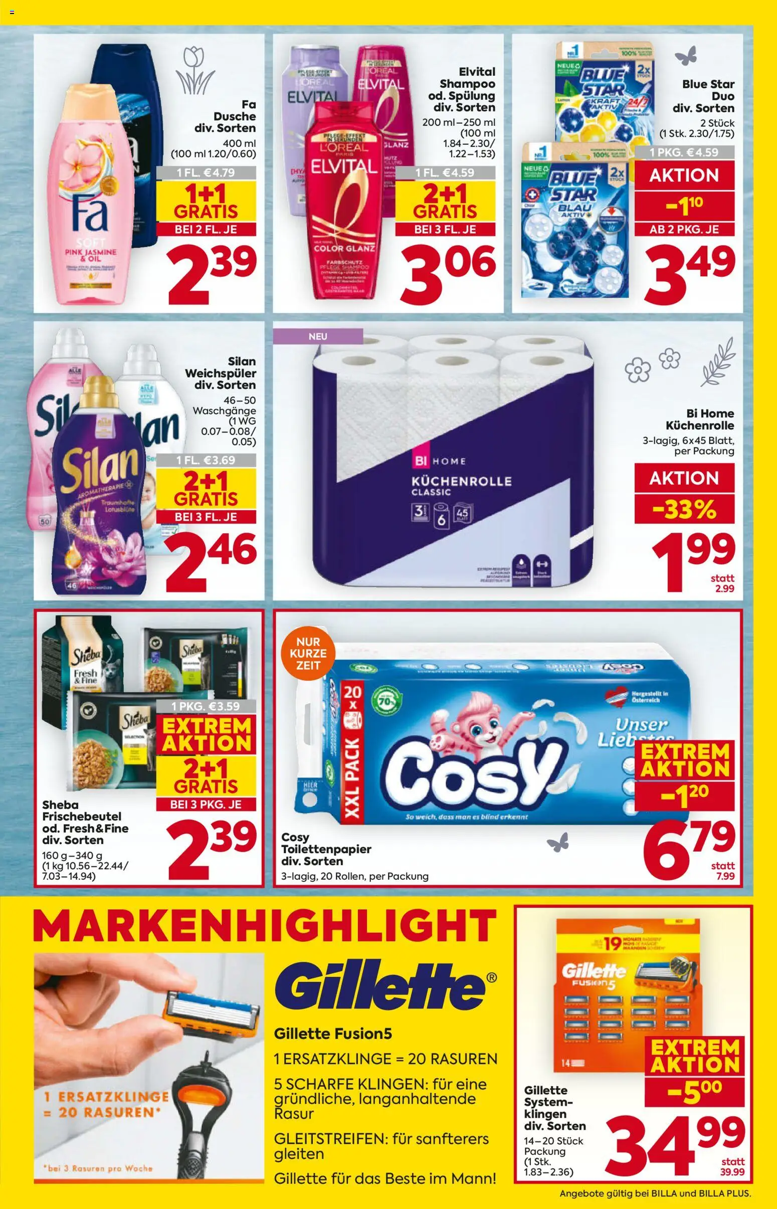 Billa Flugblatt - Salzburg gültig ab 12.03.2026 | Seite: 19 | Produkte: Dusche, Shampoo, Spülung, Weichspüler