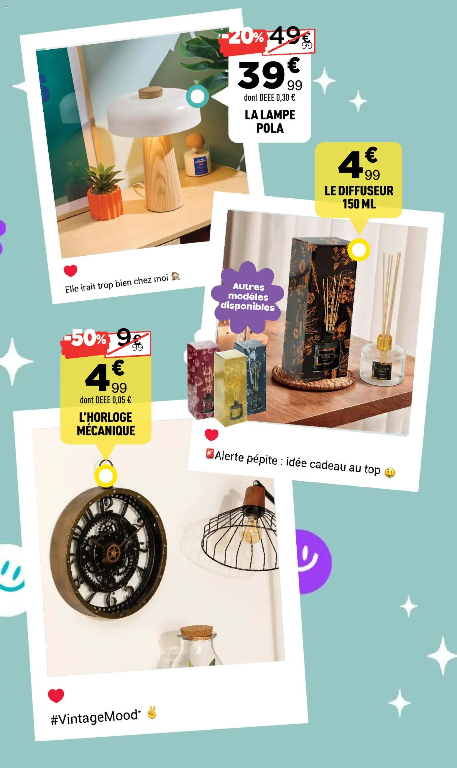 {H1} | Page: 21 | Produits: Diffuseur, Lampe