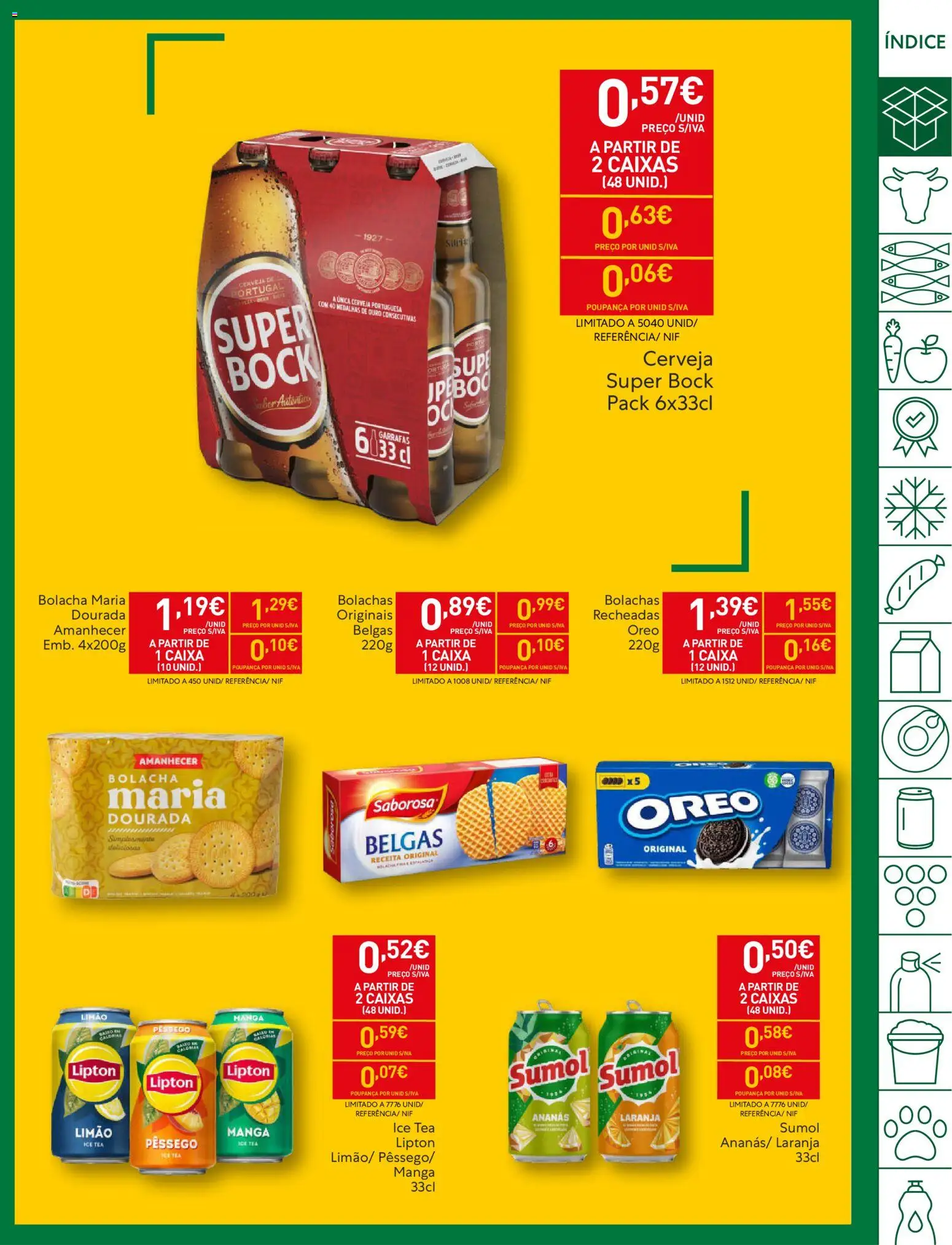 Recheio folheto │ válido de 20.01.2026 | Página: 3 | Produtos: Dourada, Super bock, Caixa, Cerveja