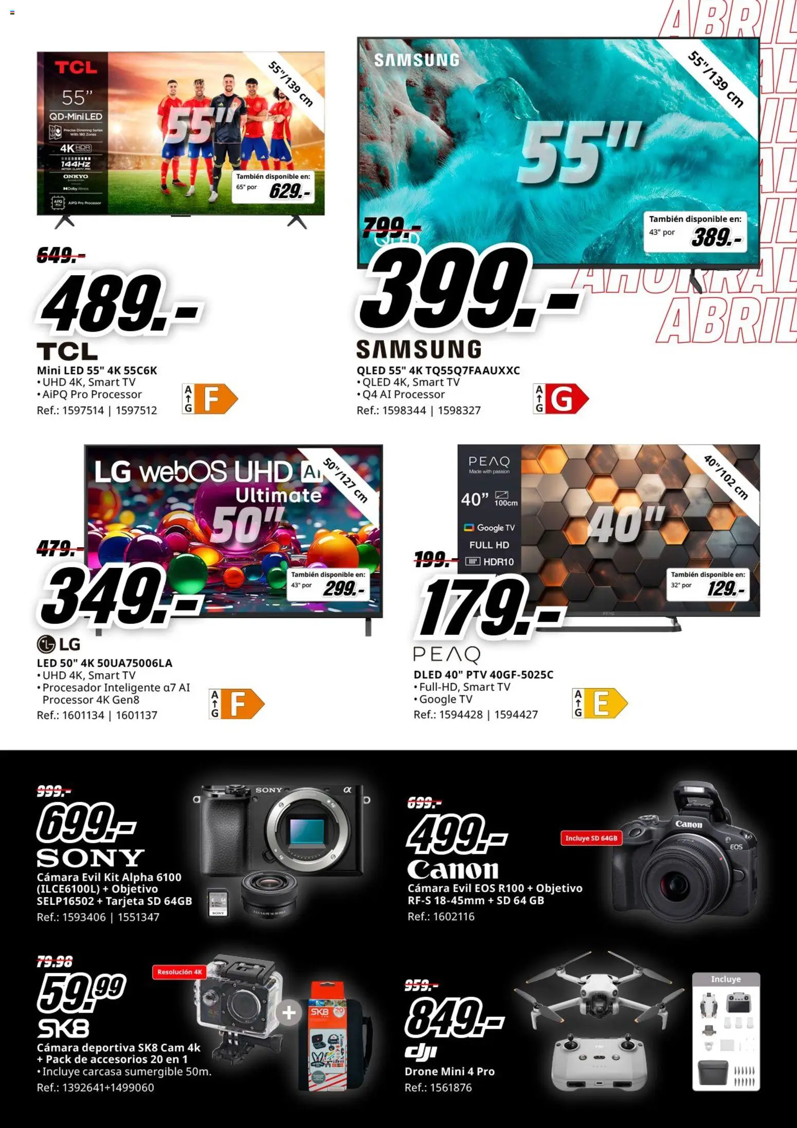 Media Markt folleto │ válido desde el 06.04.2026 | Página: 17 | Productos: Drone, Cámara