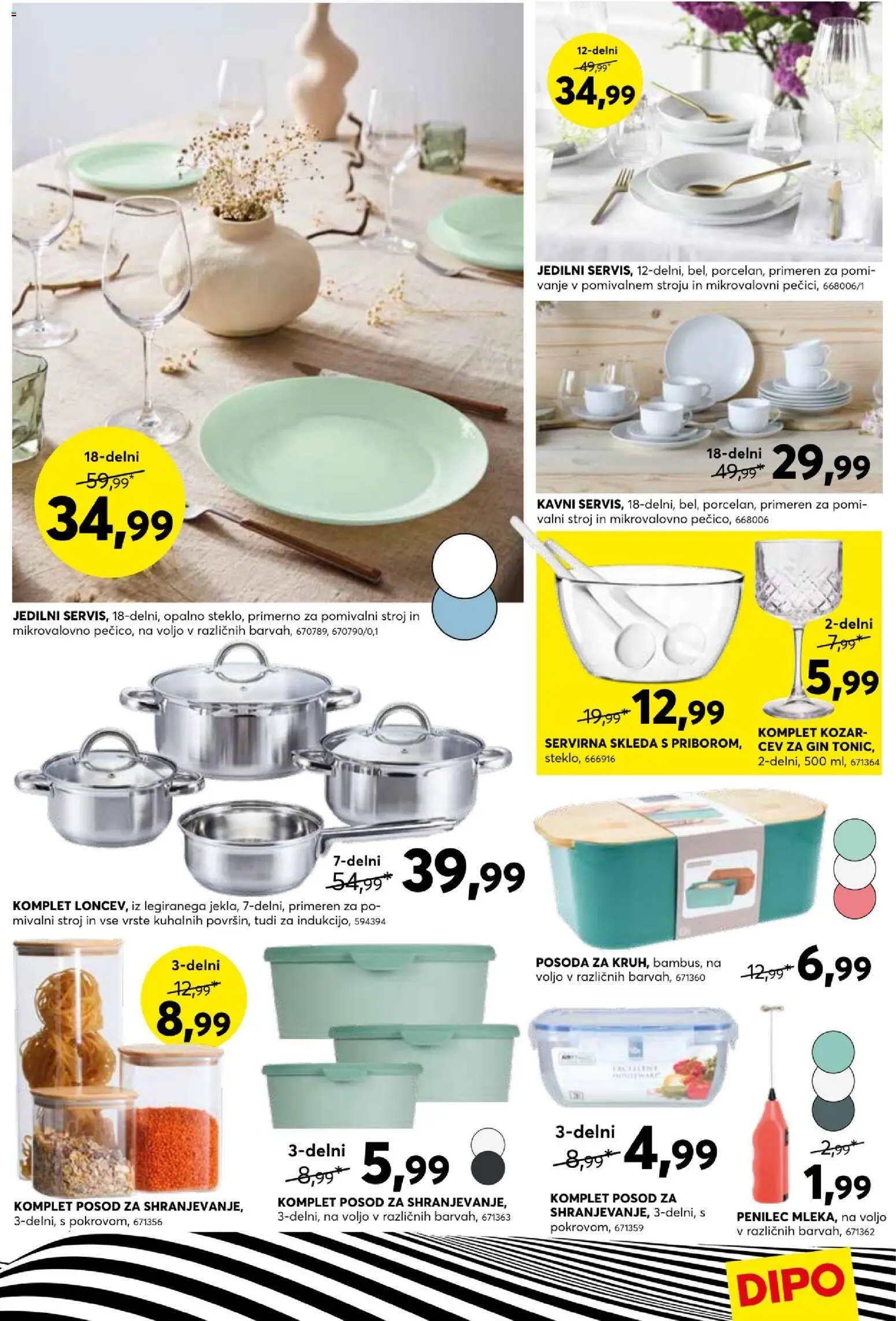 Novi Dipo katalog ponudbe – veljaven od 08.04.2026 | Stran: 15 | Izdelki: Pomivalni stroj, Gin